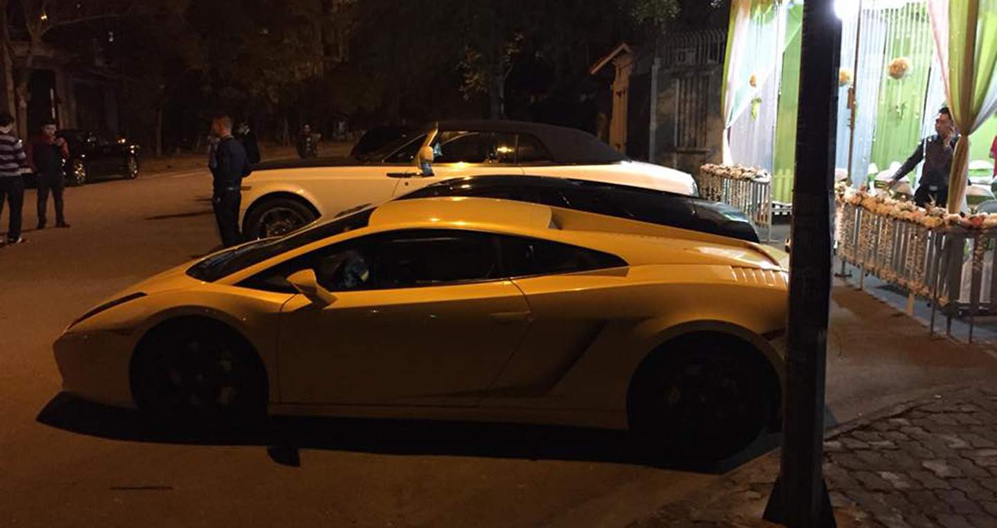 Dàn siêu xe khủng trong đám cưới Á hậu Trà My dam cuoi sieu xe (4).JPG