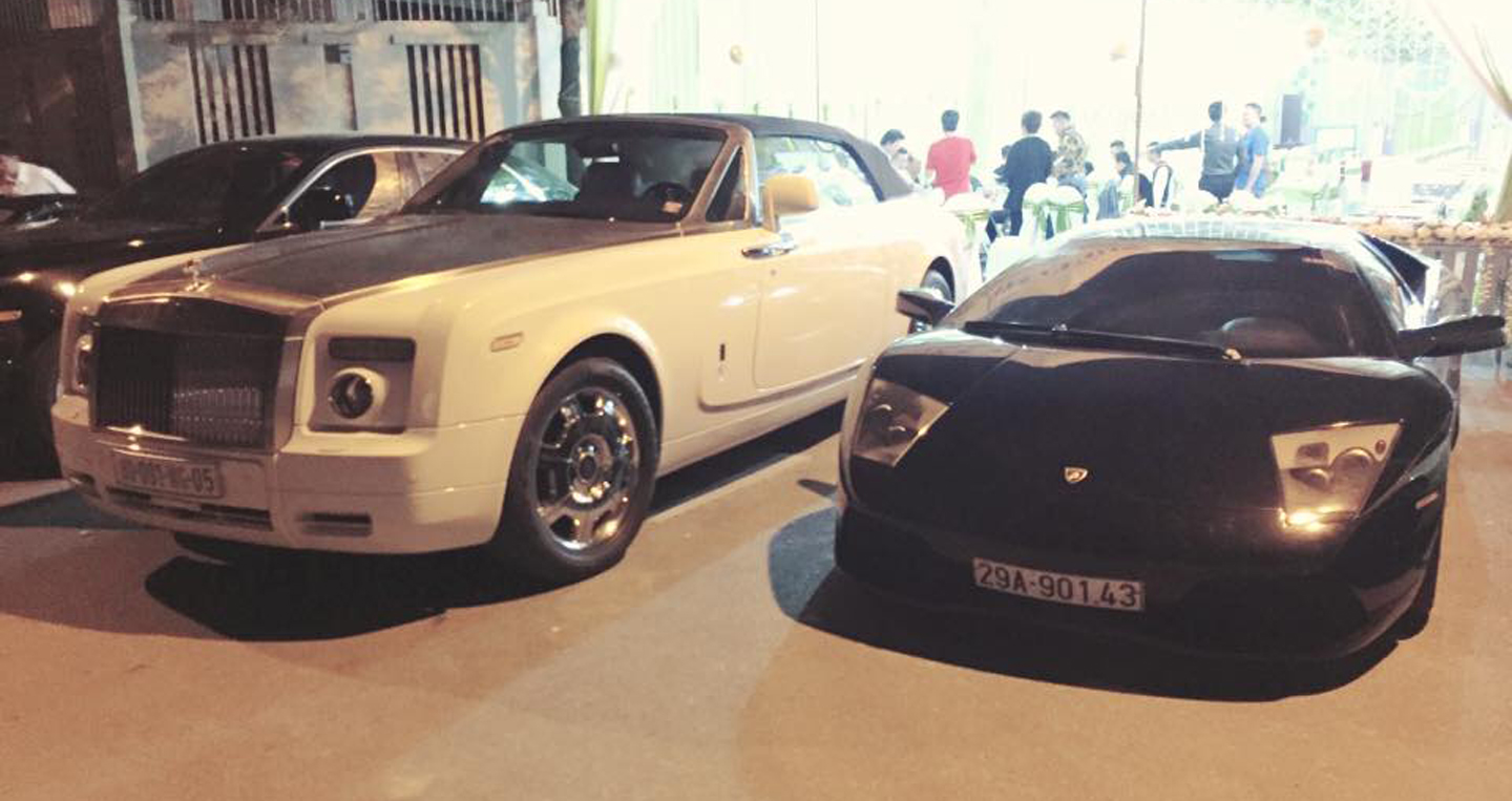 Dàn siêu xe khủng trong đám cưới Á hậu Trà My dam cuoi sieu xe (7).jpg