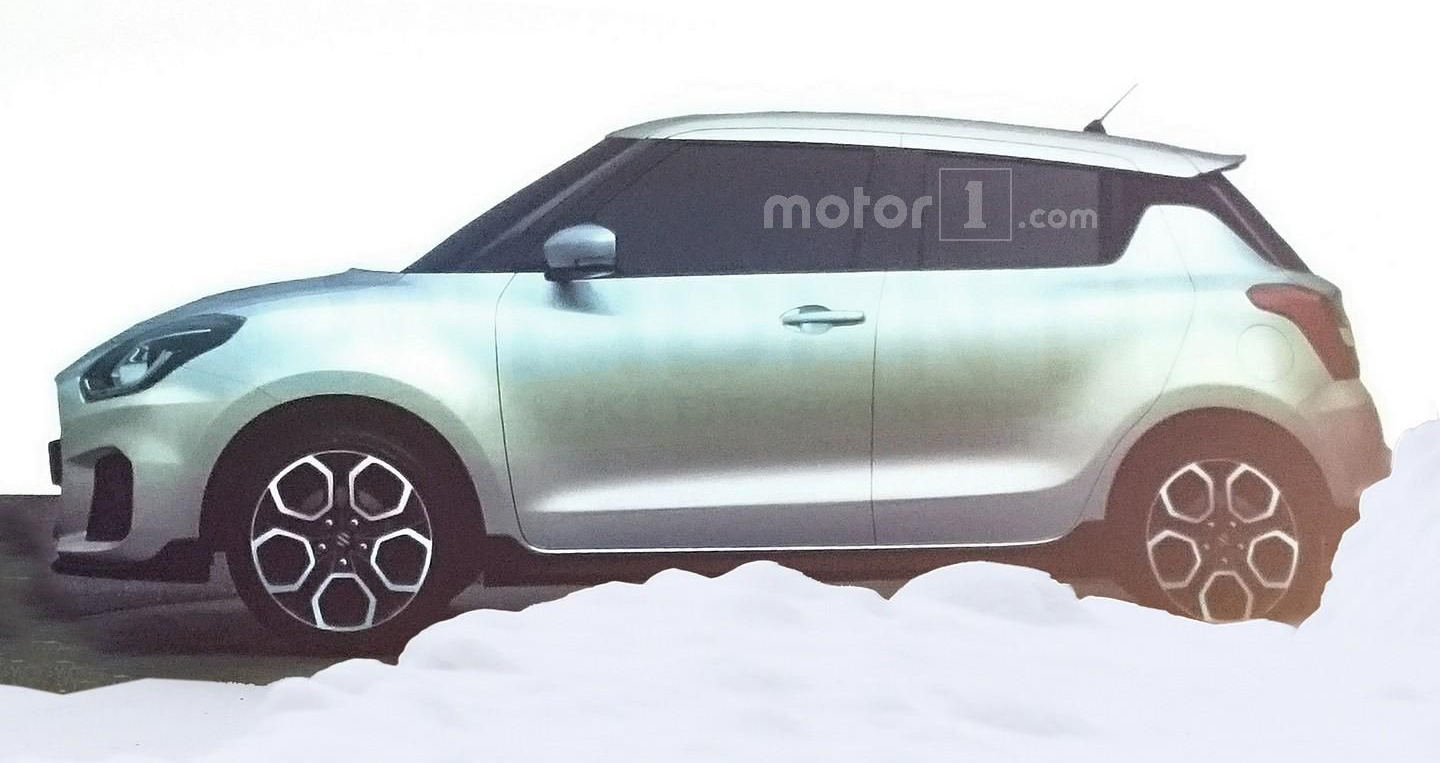 Suzuki Swift 2017 lộ diện bản phác thảo chi tiết suzuki Swift (11).jpg