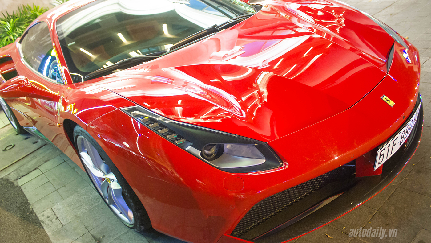 Ngắm “ngựa chồm” Ferrari 488 GTB đỏ rực trên phố Sài Gòn 488 GTB (11).jpg