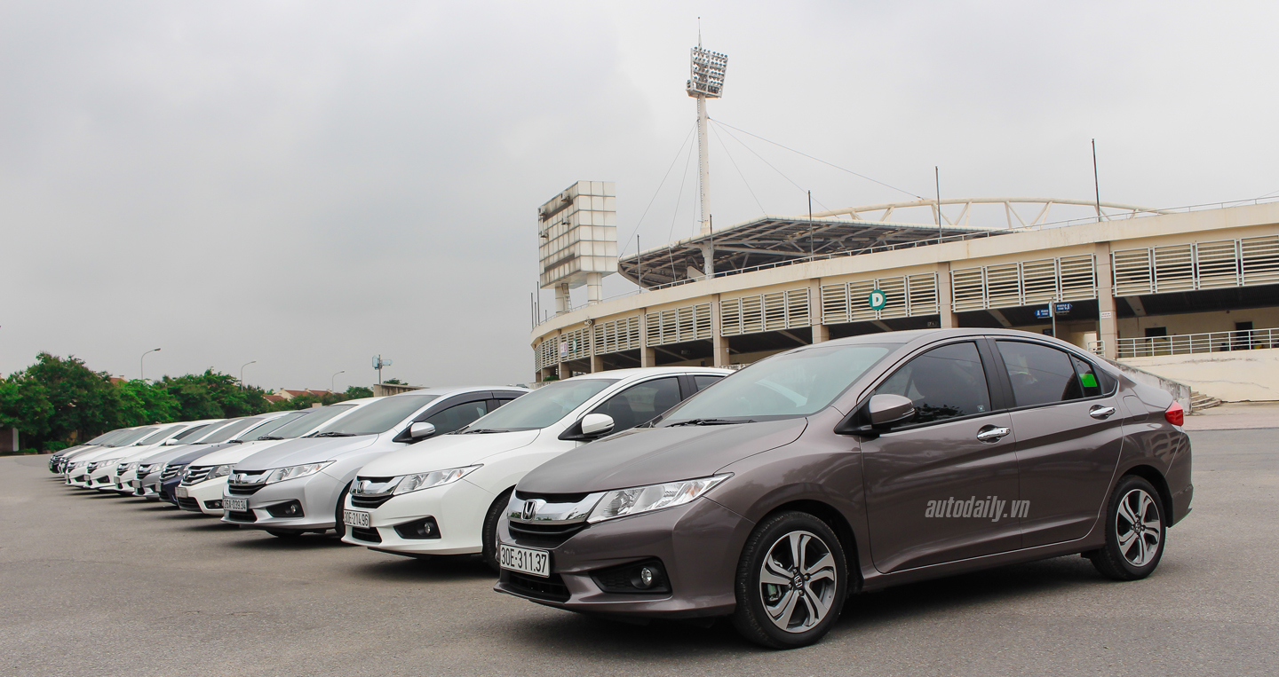 Ảnh dàn xe Honda City offline hoành tráng tại Hà Nội honda city (6).JPG