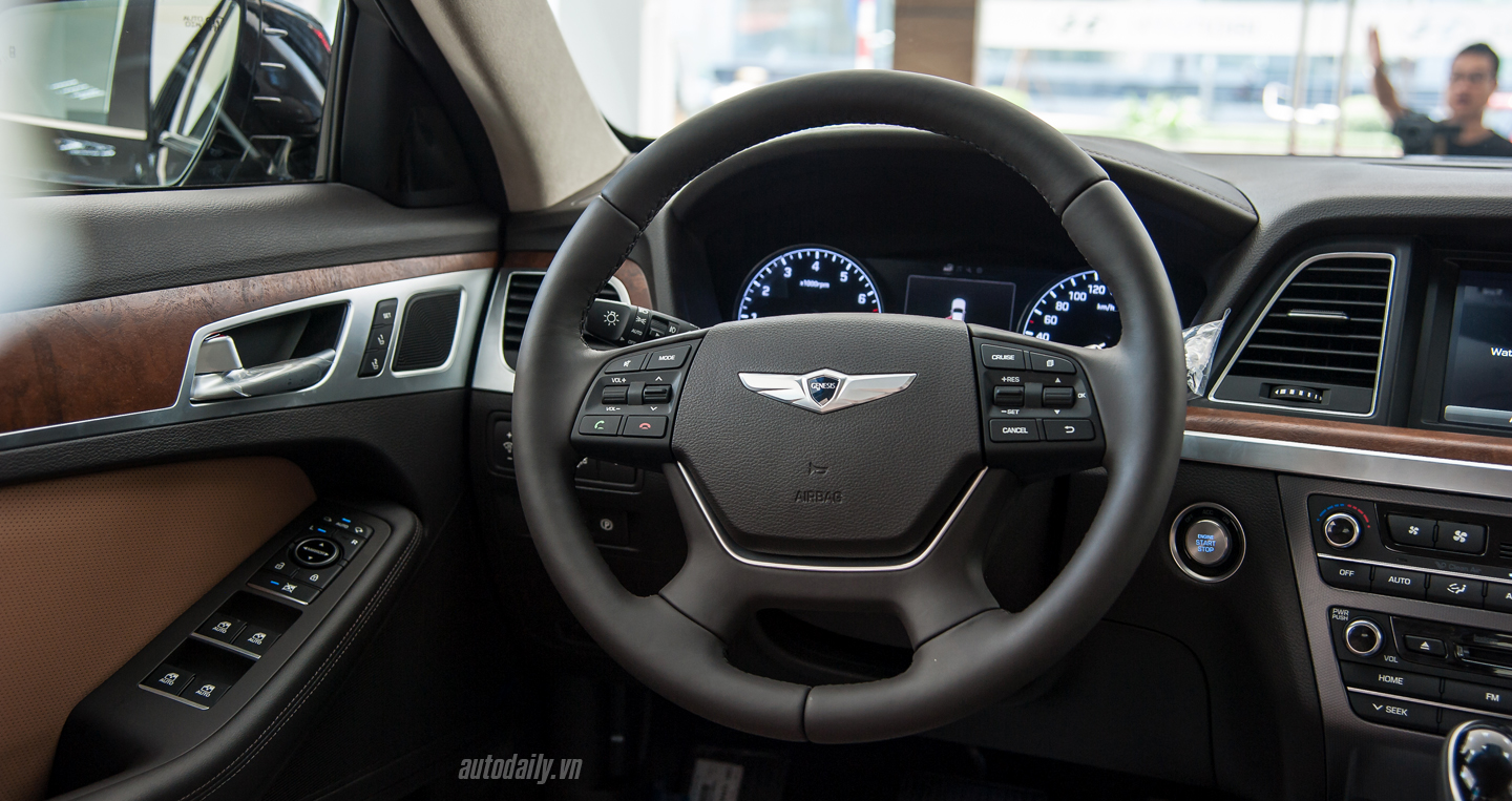 Ảnh chi tiết nội thất Hyundai Genesis Sedan 2016 tại Việt Nam Hyundai Genesis sedan (11).JPG