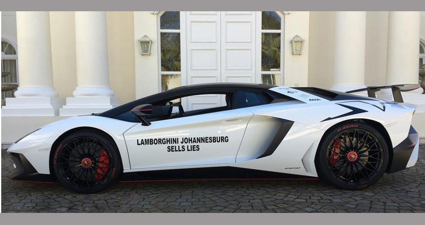 Lừa dối khách hàng, đại lý Lamborghini tại Nam Phi có thể bị kiện