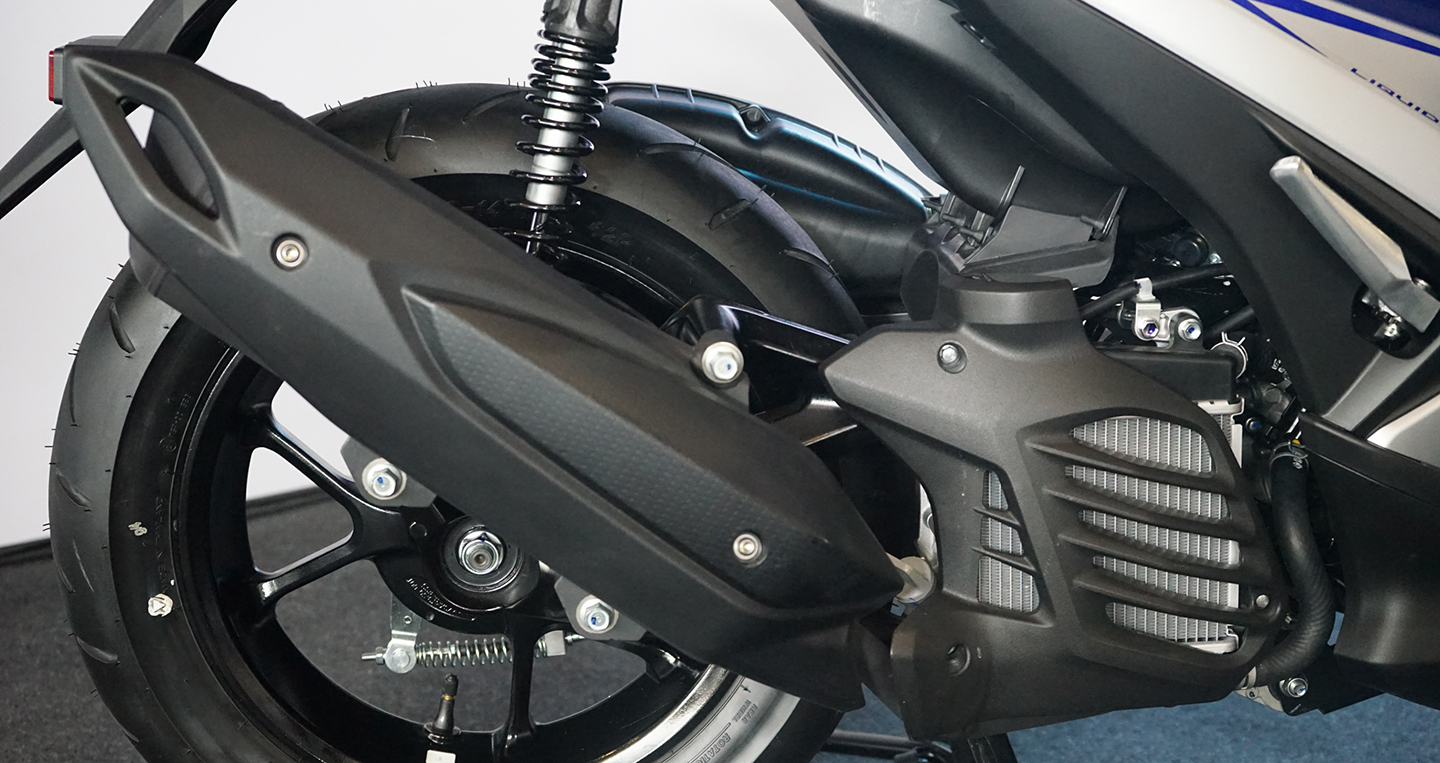 Xe ga NVX 2017 được thiết kế có chỉ số khí động học tốt nhất của hãng Yamaha 9