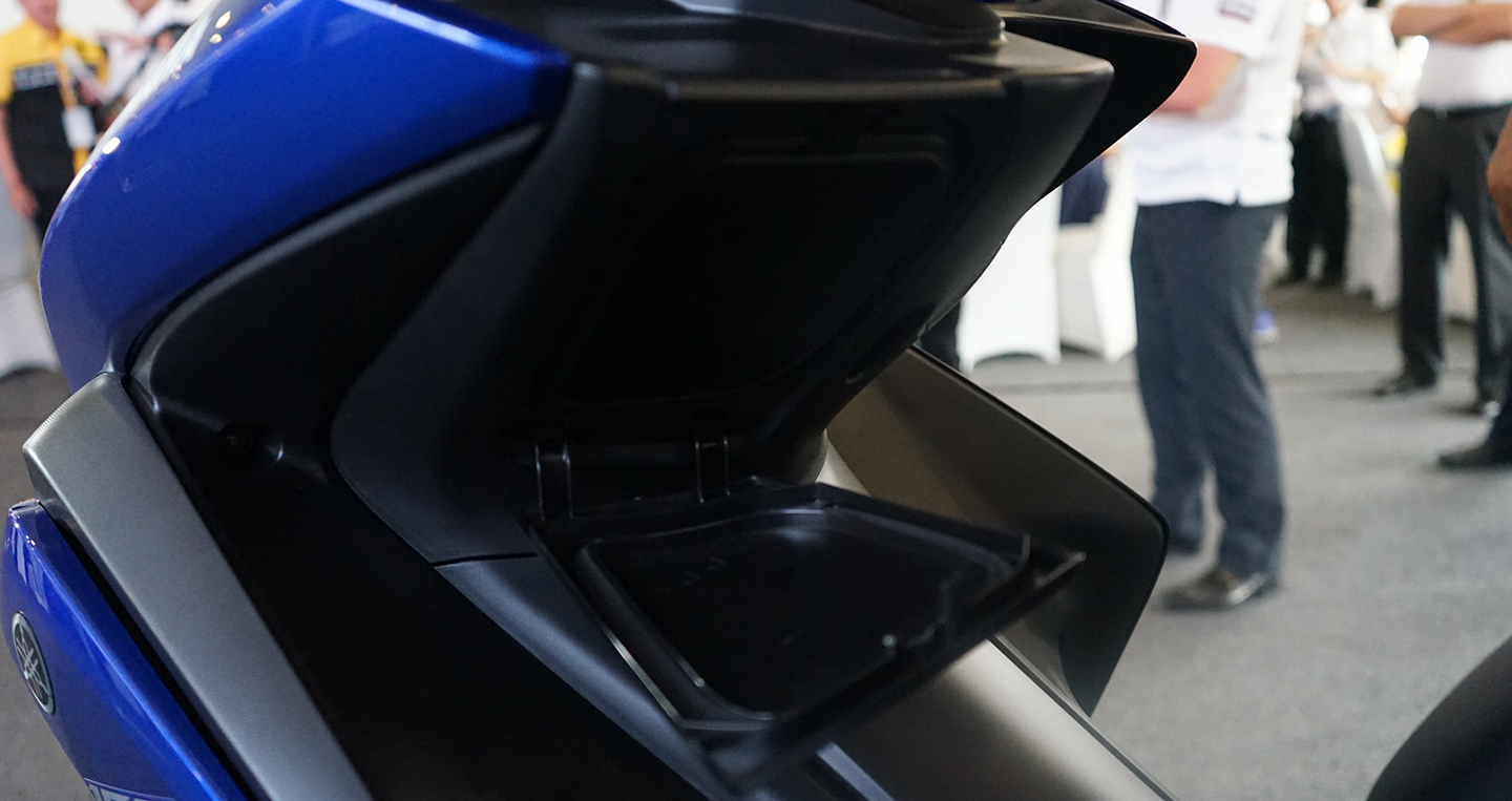 Xe ga NVX 2017 được thiết kế có chỉ số khí động học tốt nhất của hãng Yamaha 4