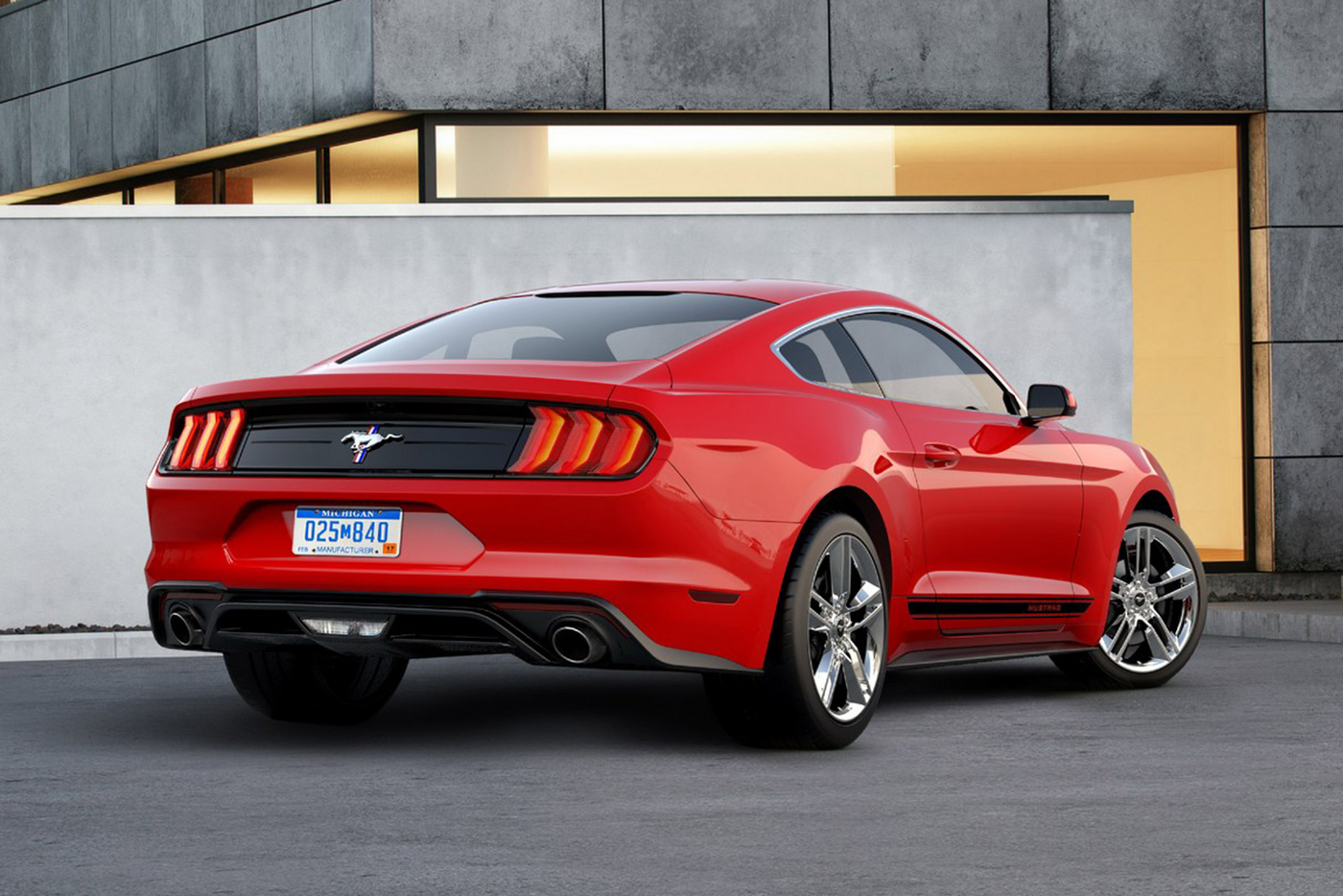 Ford Mustang gt 2015 Rear