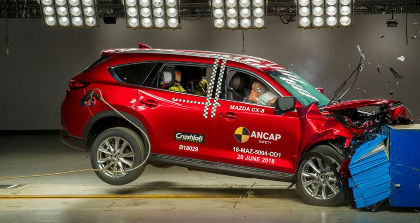 Тест mazda. CX 8 2018. Mazda cx4 краш тест. Краш тест Мазда сх5. ANCAP crash Test.