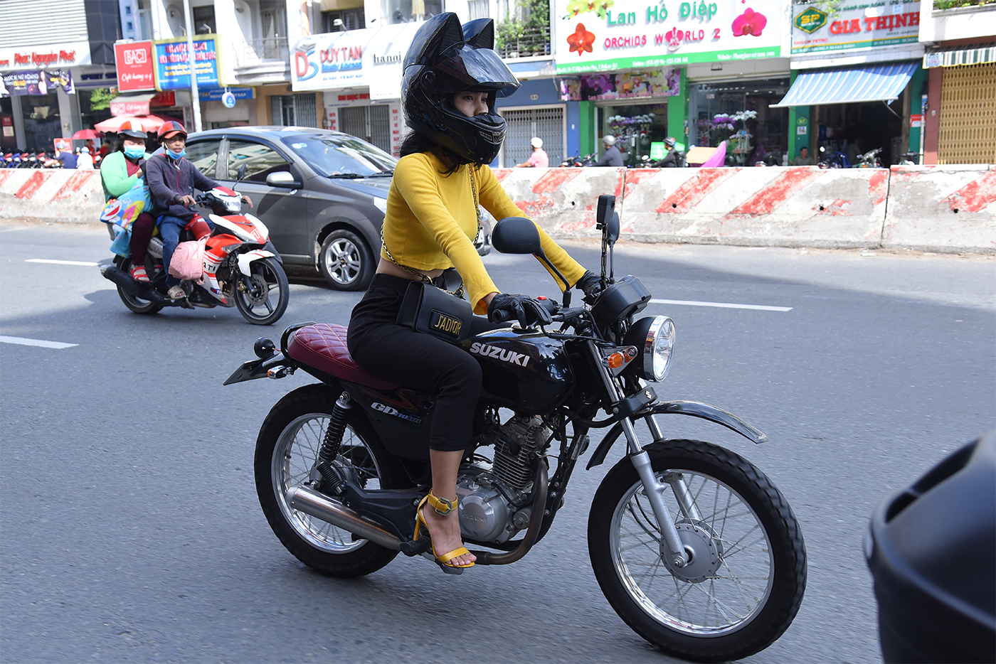 Dàn xe Suzuki GD110HU offline “hoành tráng” tại Sài Gòn