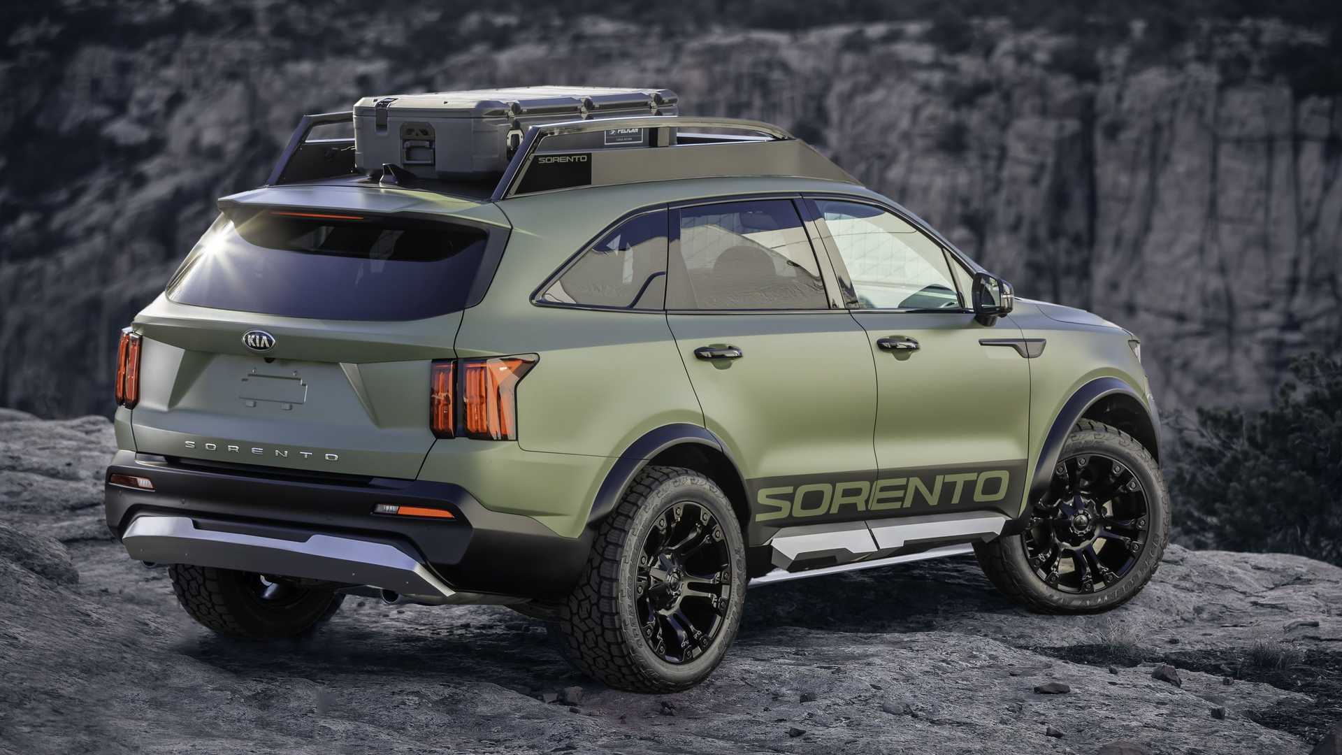 Bộ đôi phiên bản off-road cực chất của Kia Sorento 2021 kia-sorrento-yosemite-edition-rear-three-quarters.jpg