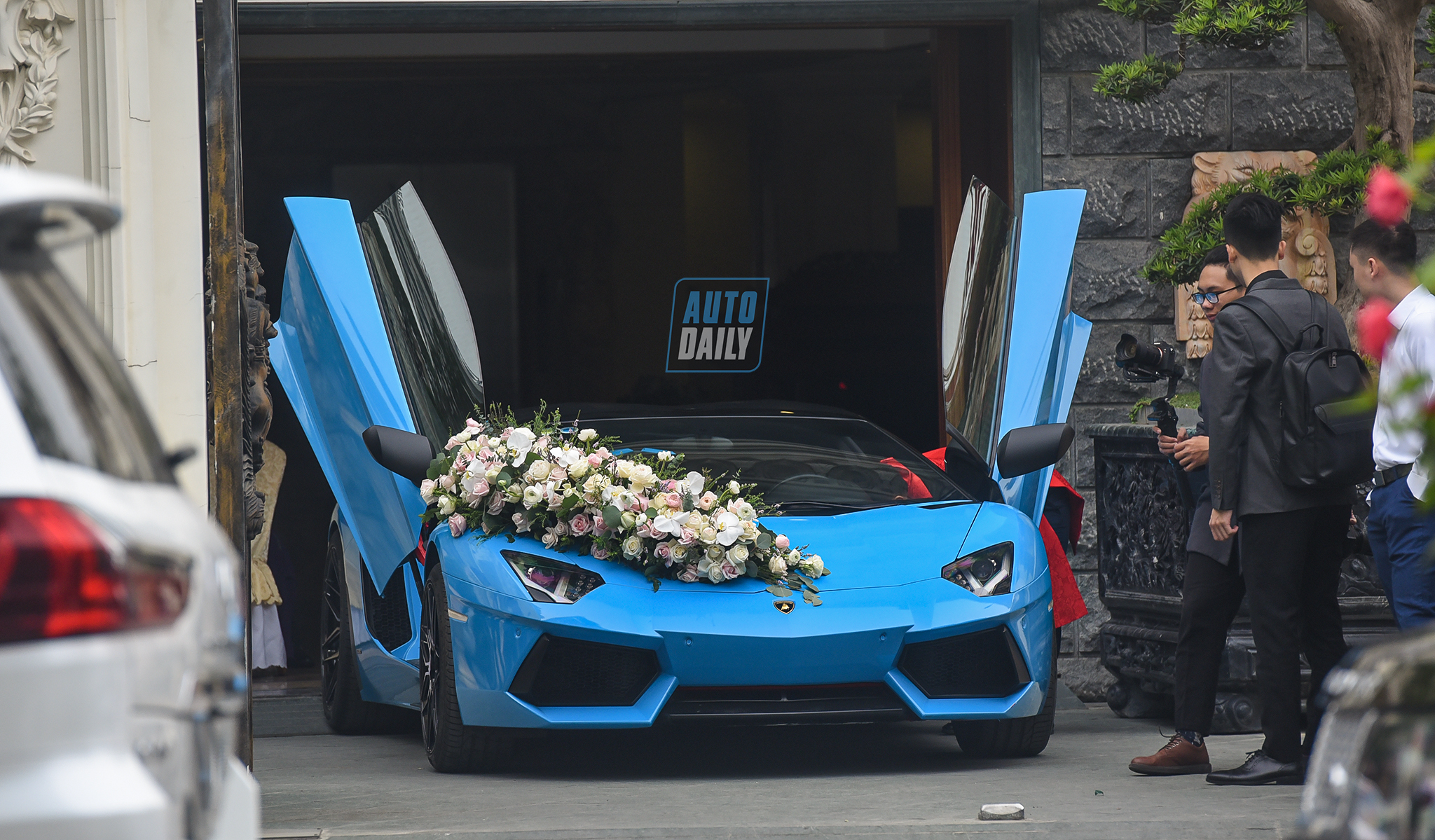 Siêu xe Lamborghini Aventador mui trần làm xe hoa tại Hải Phòng 40.jpg