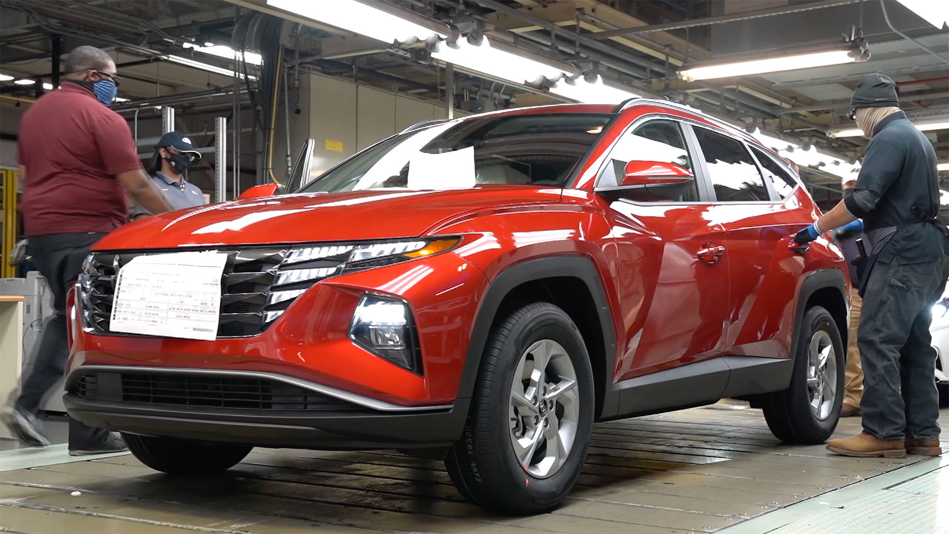 Khám phá dây chuyền sản xuất Hyundai Tucson 2022 - Mẫu crossover rất được mong đợi tại Việt Nam