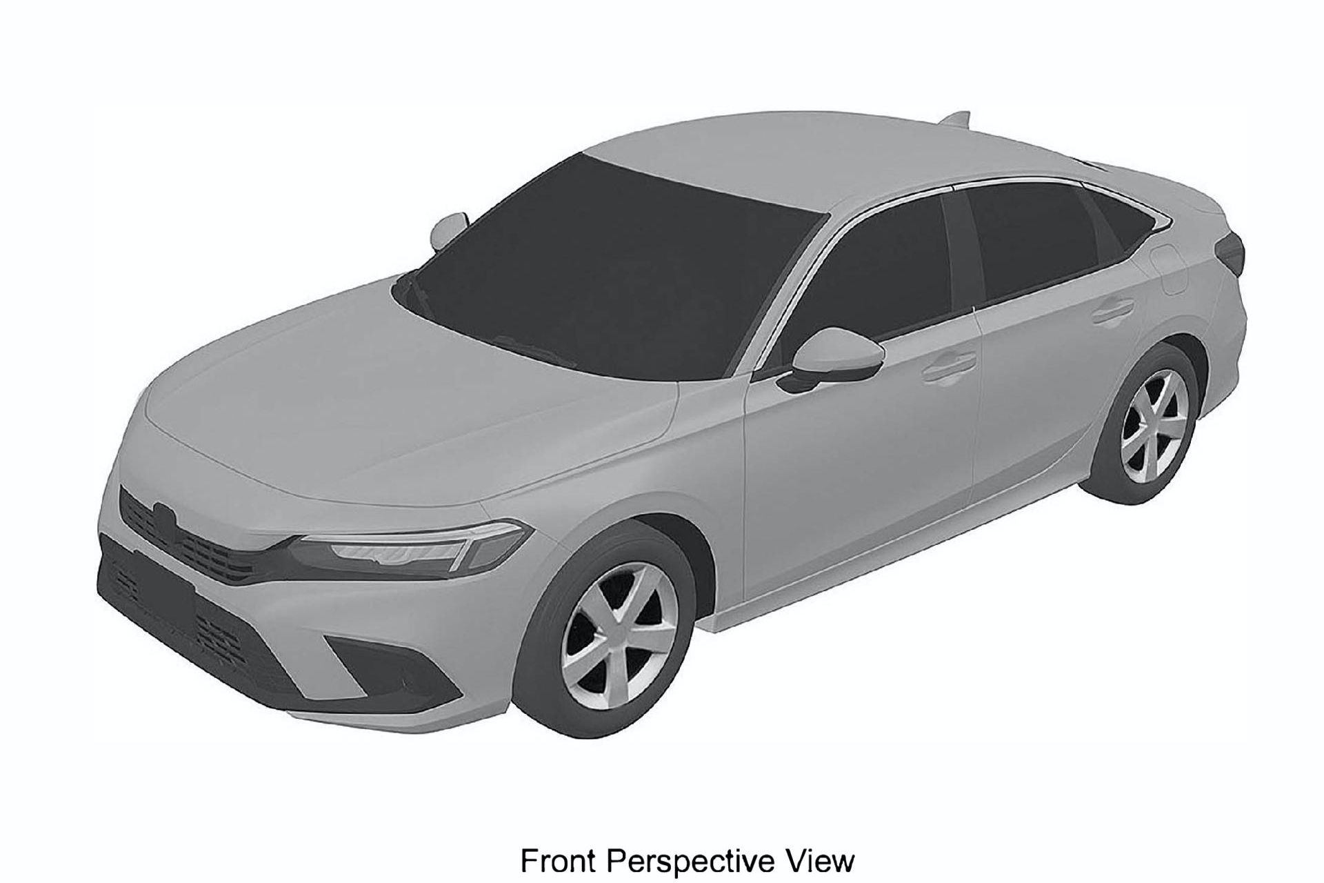 Honda Civic 2022 tiếp lục lộ ảnh không nguỵ trang 2022-honda-civic-sedan-patent-images-1.jpg