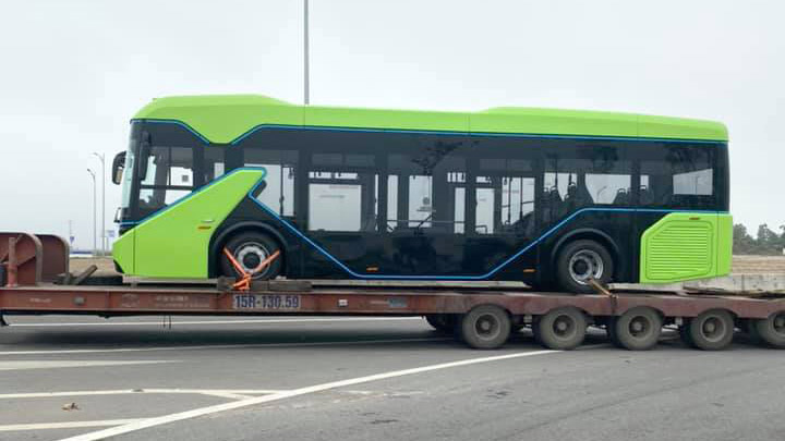 Lộ diện xe bus điện của VinFast với thiết kế rất độc đáo