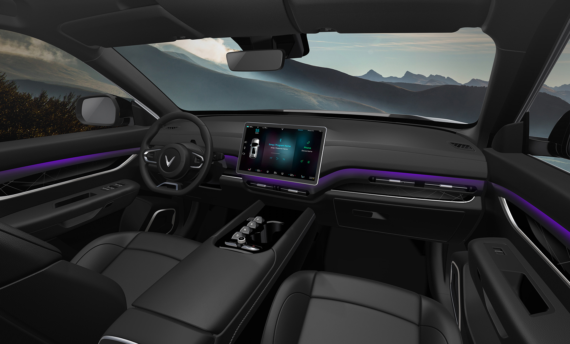 VinFast chọn công nghệ chip Nvidia trên ô tô điện thông minh tự hành vfe36-interior.jpg