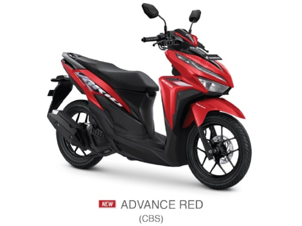 Honda Vario 125 2021 phiên bản đặc biệt ra mắt, giá bán từ 1.520 USD Honda Vario 2021 phiên bản phanh CBS màu đỏ Advance Red mới..jpg