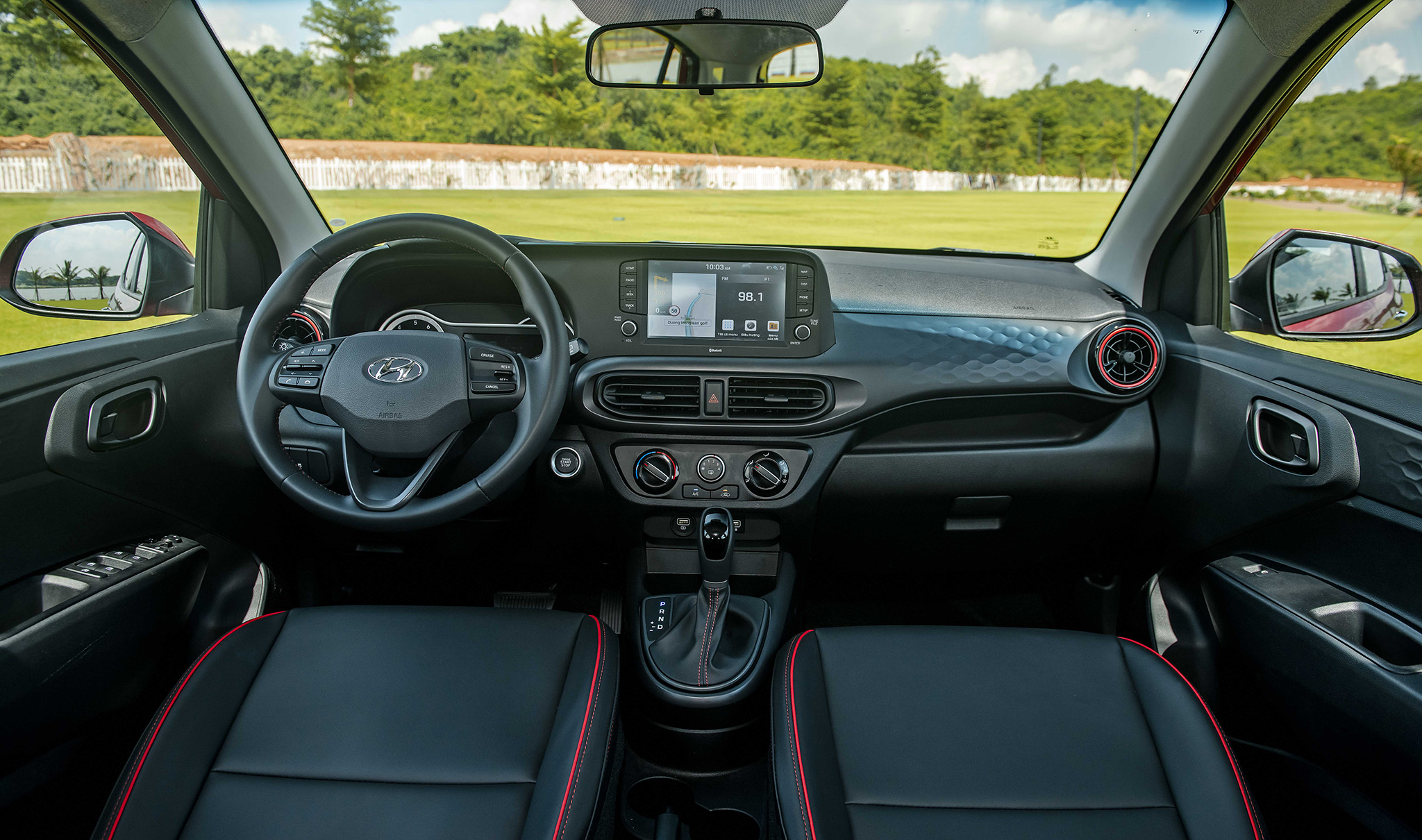 Hyundai Grand i10 2020 lộ nội thất với màn hình lớn hơn - VnExpress