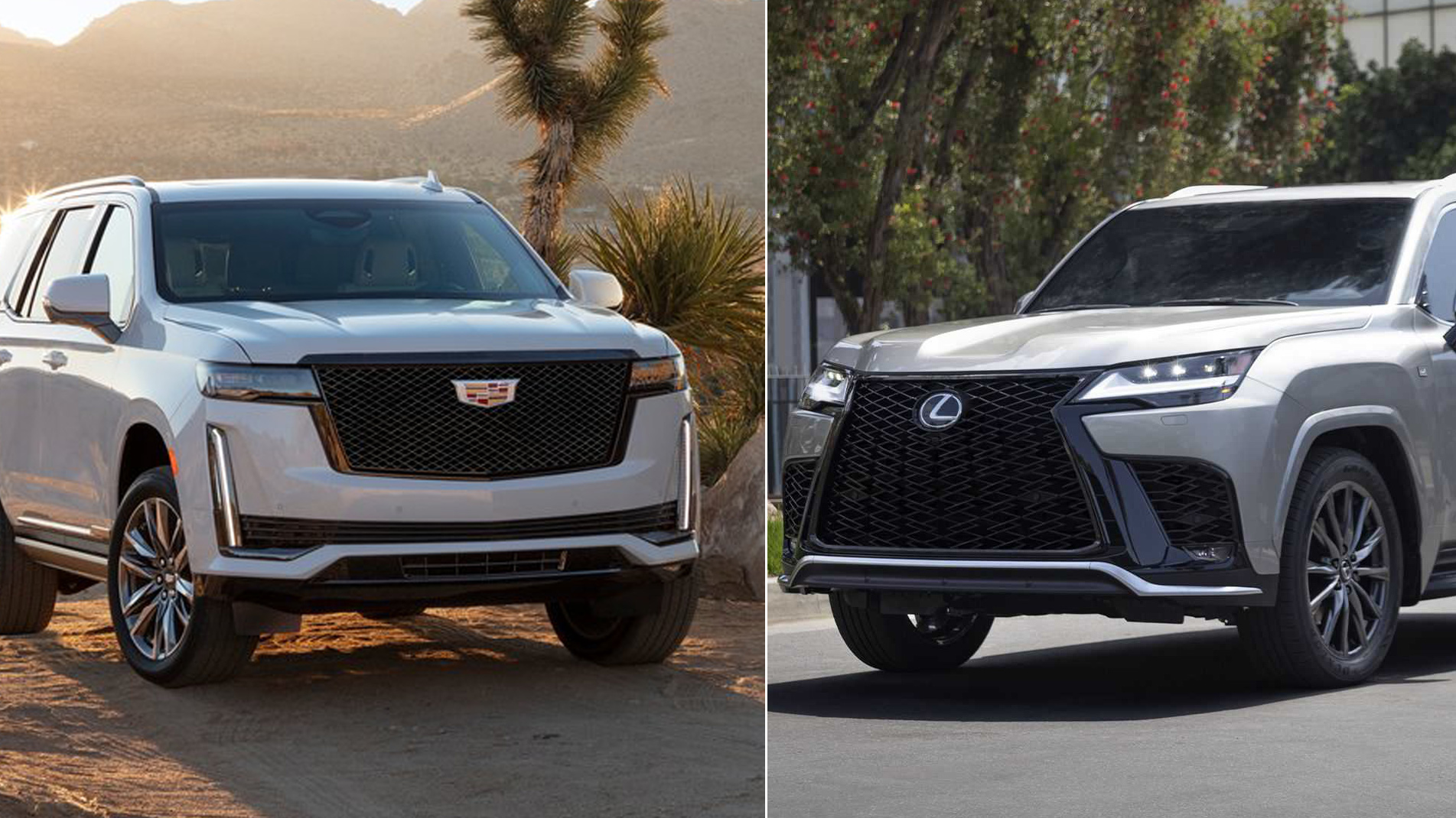 SUV hạng sang cỡ lớn: Chọn Lexus LX 2022 hay Cadillac Escalade 2021?