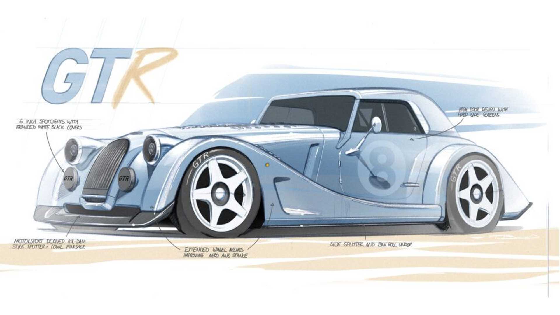 Chiếc Morgan Plus 8 GTR đầu tiên lộ diện, động cơ V8 của BMW morgan-plus-8-gtr-race-car-front.jpeg