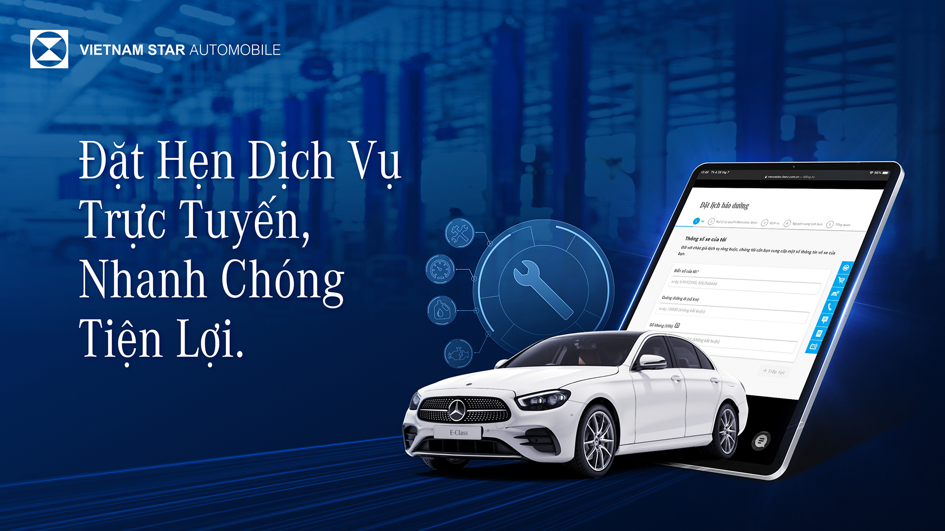 Chăm sóc xe sang - Rộn ràng đón Tết” cùng Mercedes-Benz Vietnam Star