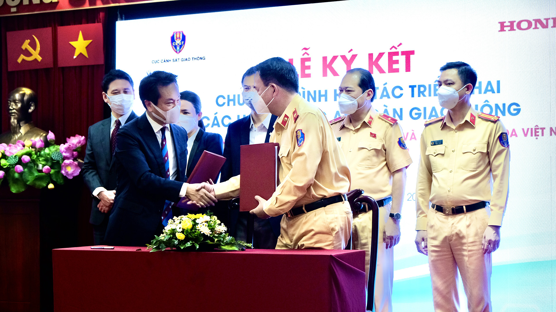 Honda Việt Nam và Cục Cảnh sát giao thông ký kết Thỏa thuận chương trình hợp tác triển khai các hoạt động về ATGT giai đoạn 2022 - 2024