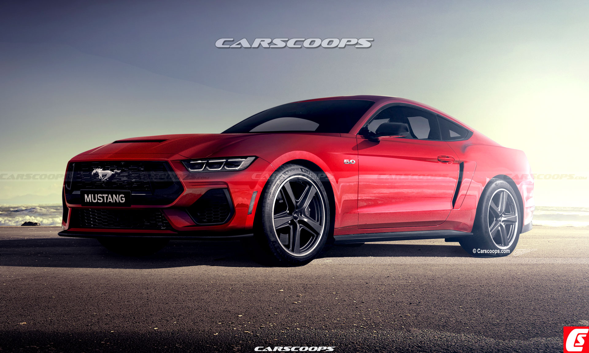 Ford Mustang 2024 sắp ra mắt và những điều cần biết 2024-ford-mustang-red-carscoops.jpg