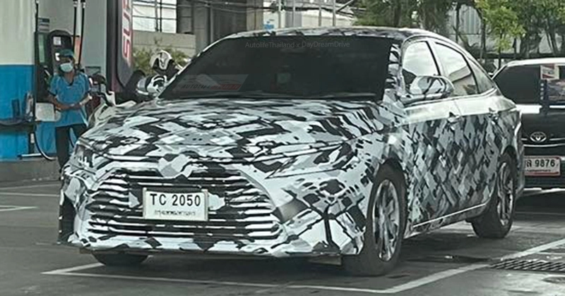 Toyota Vios 2023 tiếp tục lộ diện tại Thái Lan trước khi ra mắt vào tháng 8 2023-toyota-vios-spyshots-thailand-1.webp