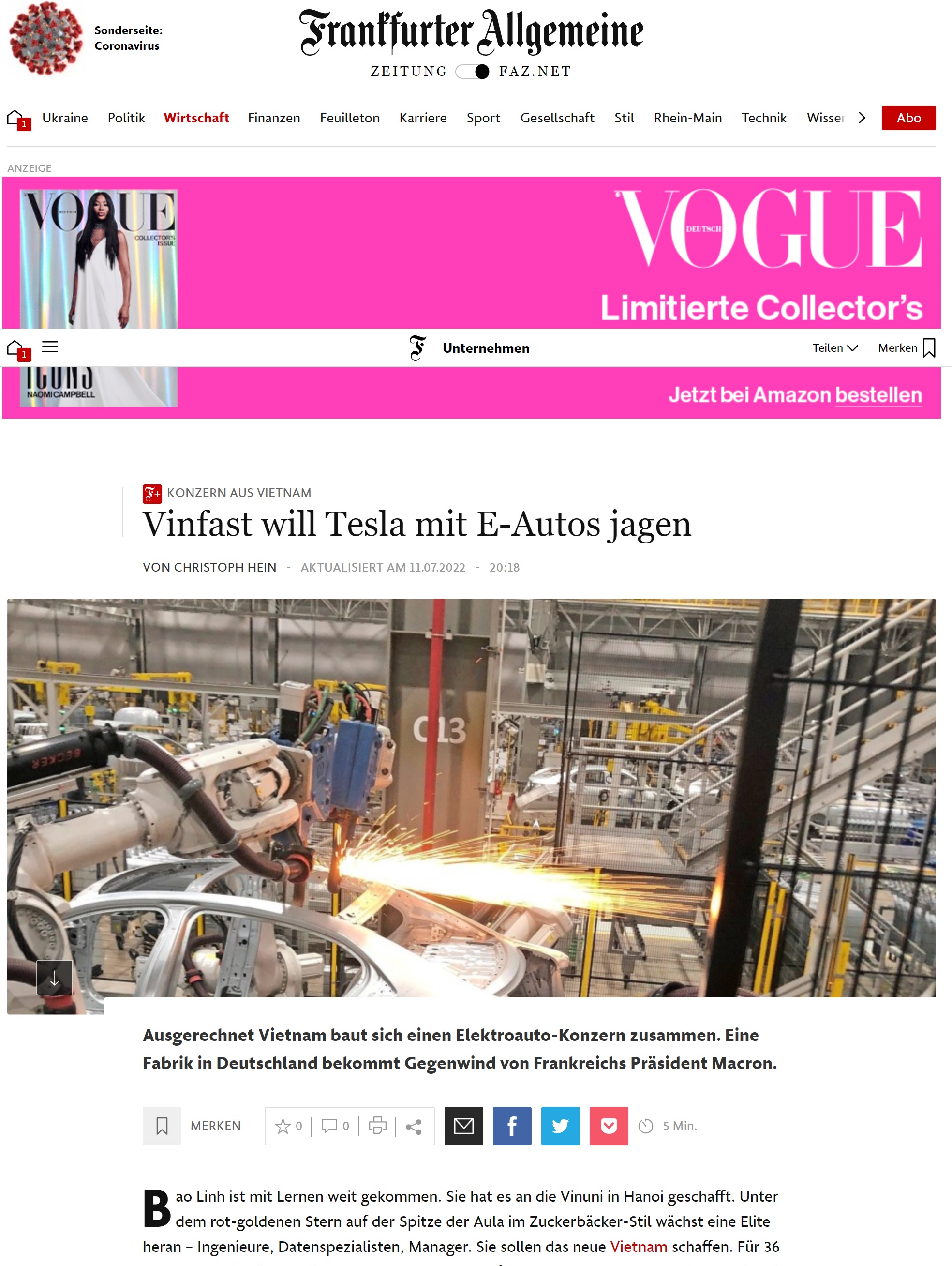 Nhật báo Đức: VinFast muốn chạy đua cùng Tesla faz.jpg
