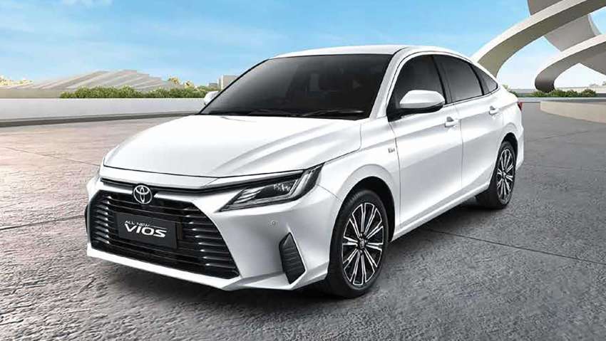 Toyota Vios 2023 ra mắt tại Indonesia với động cơ 15L hộp số CVTsố sàn