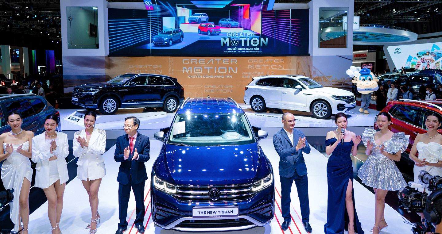 Volkswagen đem xe gì đến trưng bày tại Vietnam Motor Show 2022? Gian hàng Volkswagen tại VMS 2022.jpg