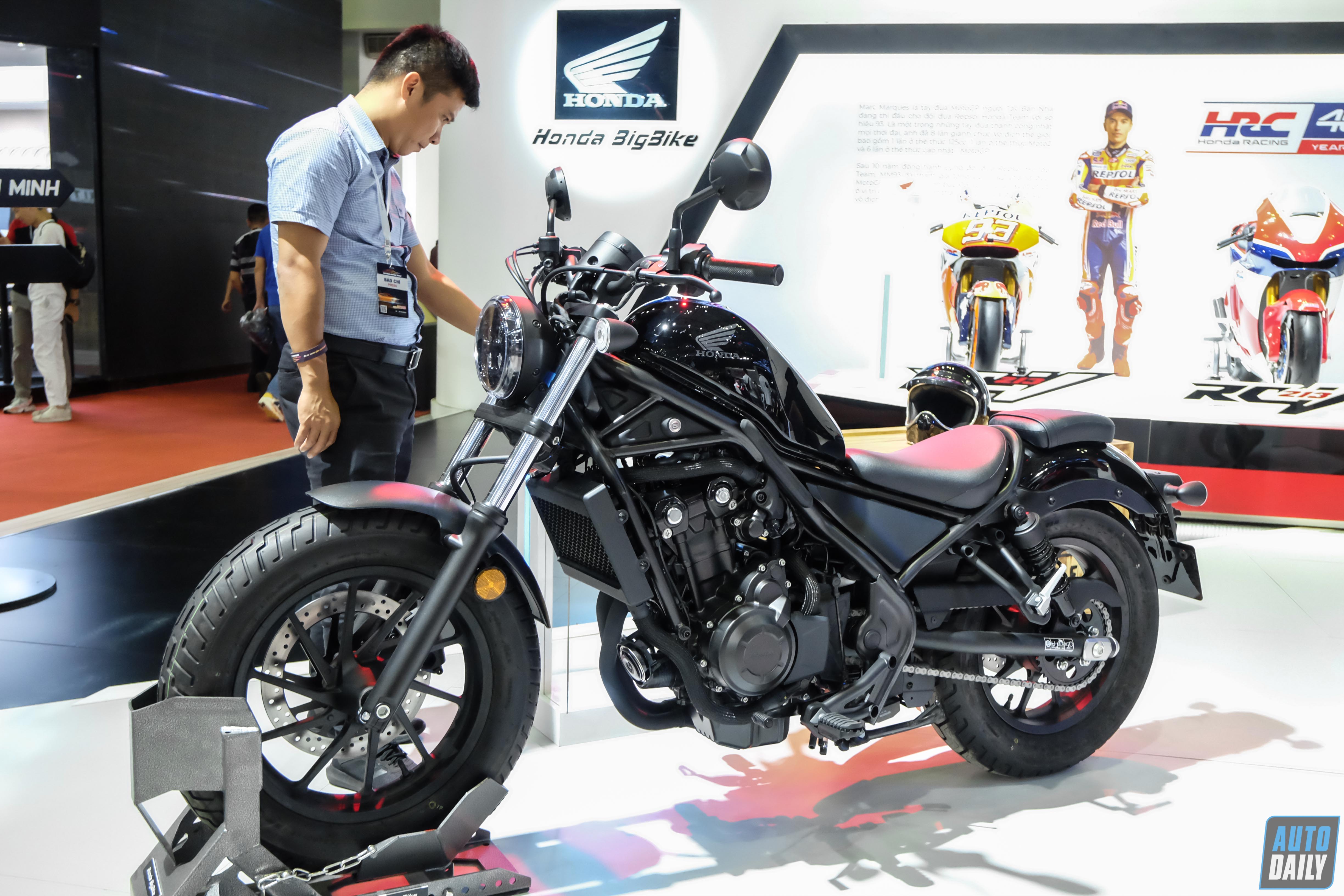 Khám phá dàn xe mô tô duy nhất trong khuôn khổ Vietnam Motor Show 2022 Honda Rebel 500.jpg