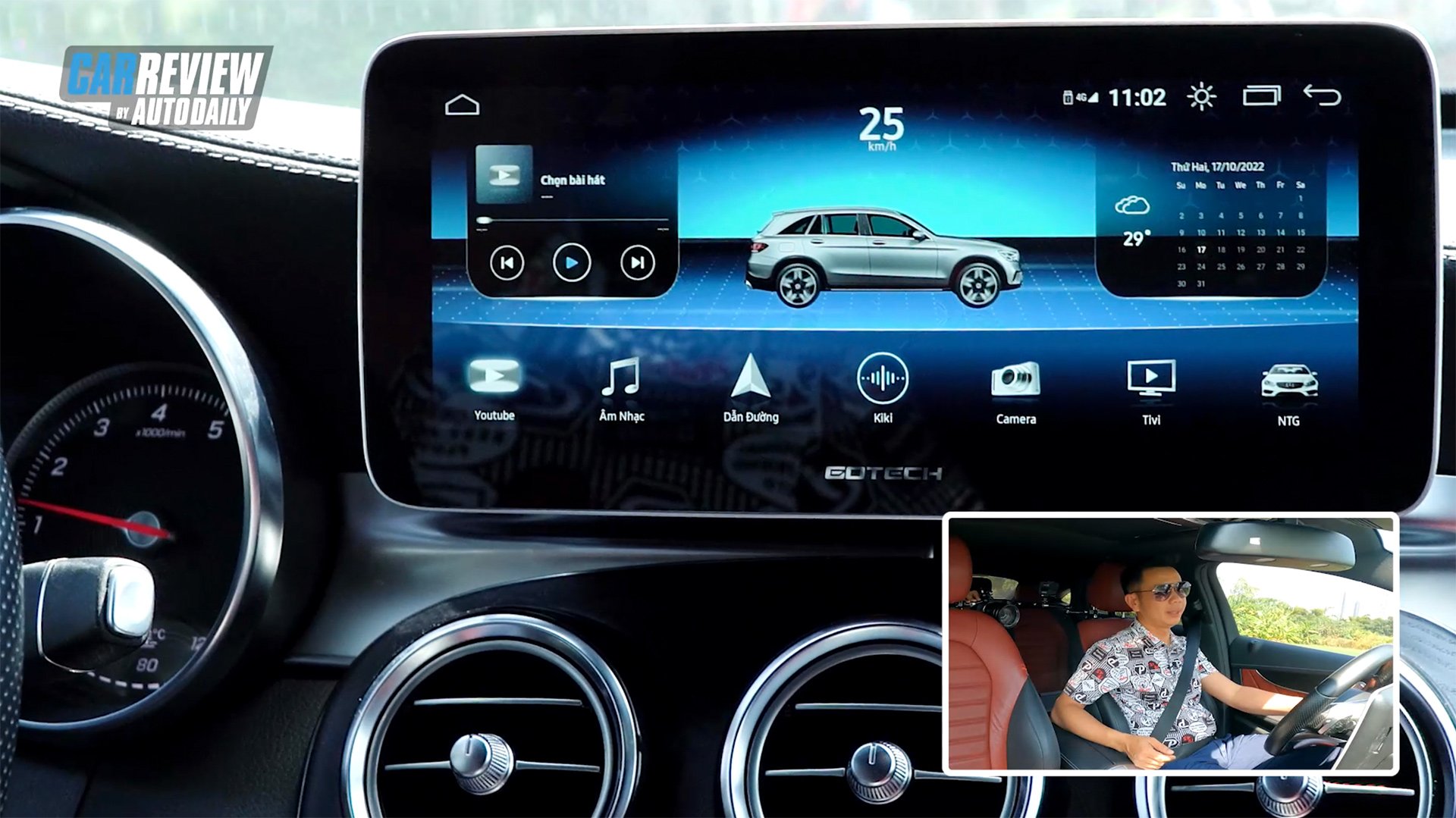 Nâng tầm công nghệ cho xe "Mẹc" với màn hình Gotech GT Mercedes
