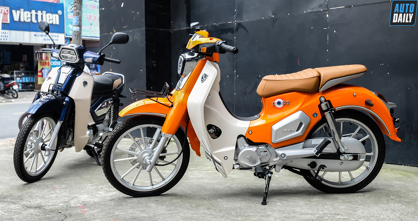 GPX POPZ 110 thiết kế như Honda Super Cub C125 có giá bán hơn trăm triệu GPX Rock 110 & PopZ 110.jpg