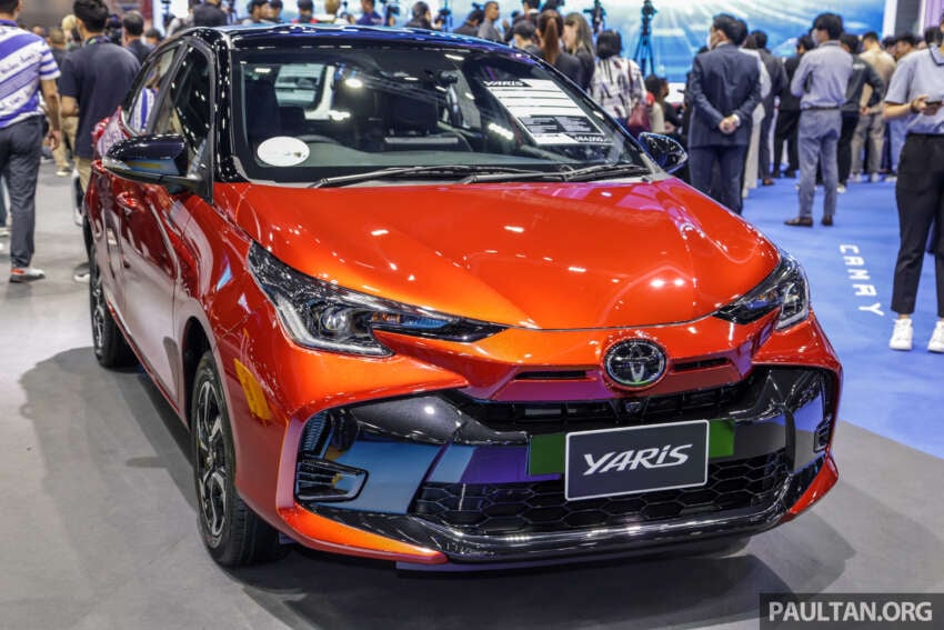 BIMS 2023: Cận cảnh Toyota Yaris facelift 2023, giá quy đổi từ 380 triệu đồng