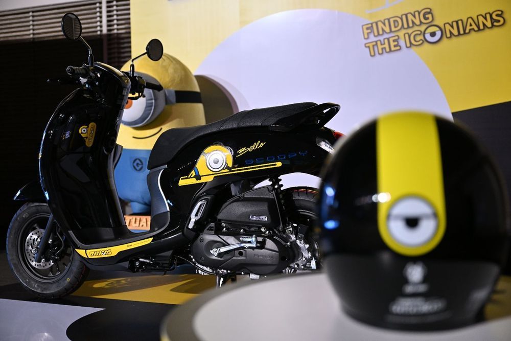 Tem xe Honda Vision  007  Tem xe thiết kế Minion candy