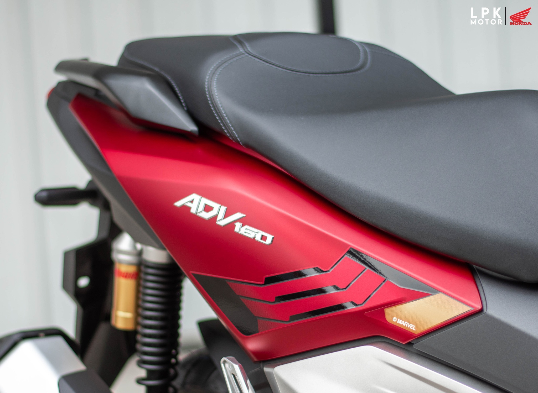 Close-up of Honda ADV 160 Iron Man, only 3,000 units produced Honda ADV 160 Iron Man (5).jpg