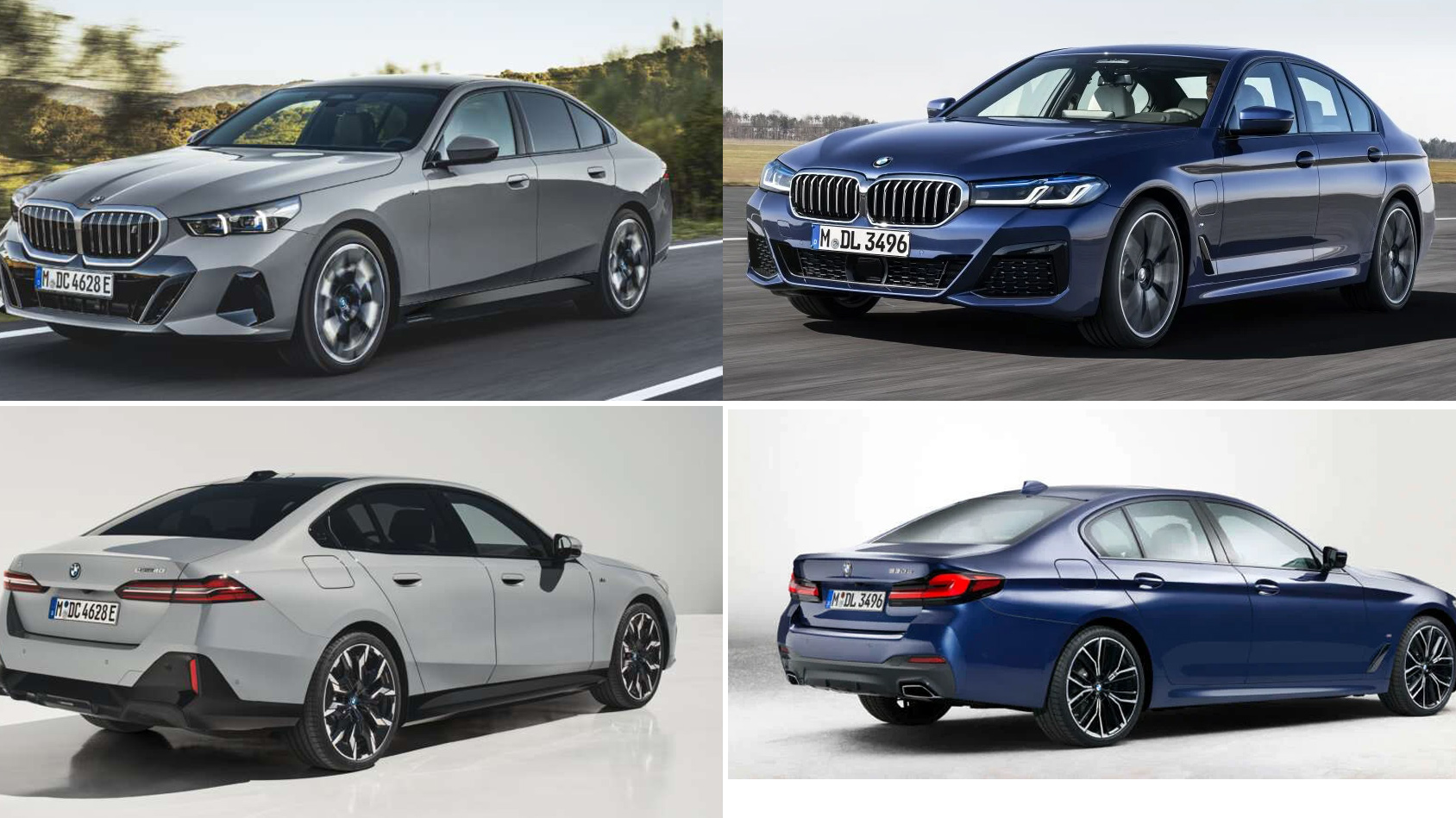 BMW 5 Series 2024 thế hệ mới với phiên bản tiền nhiệm: Bạn thích thiết kế nào hơn?