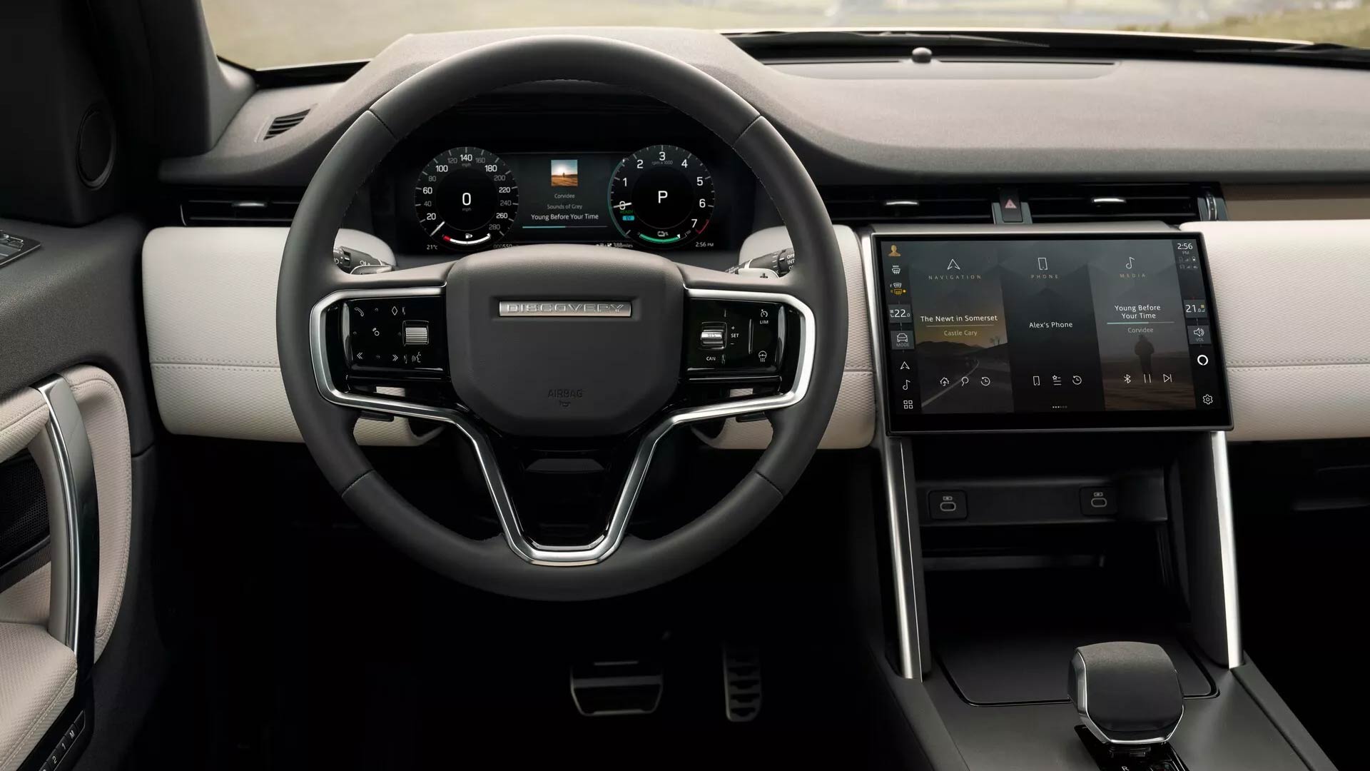 Land Rover Discovery Sport 2024: Bỏ nút bấm vật lý, dùng màn hình cảm ứng cong