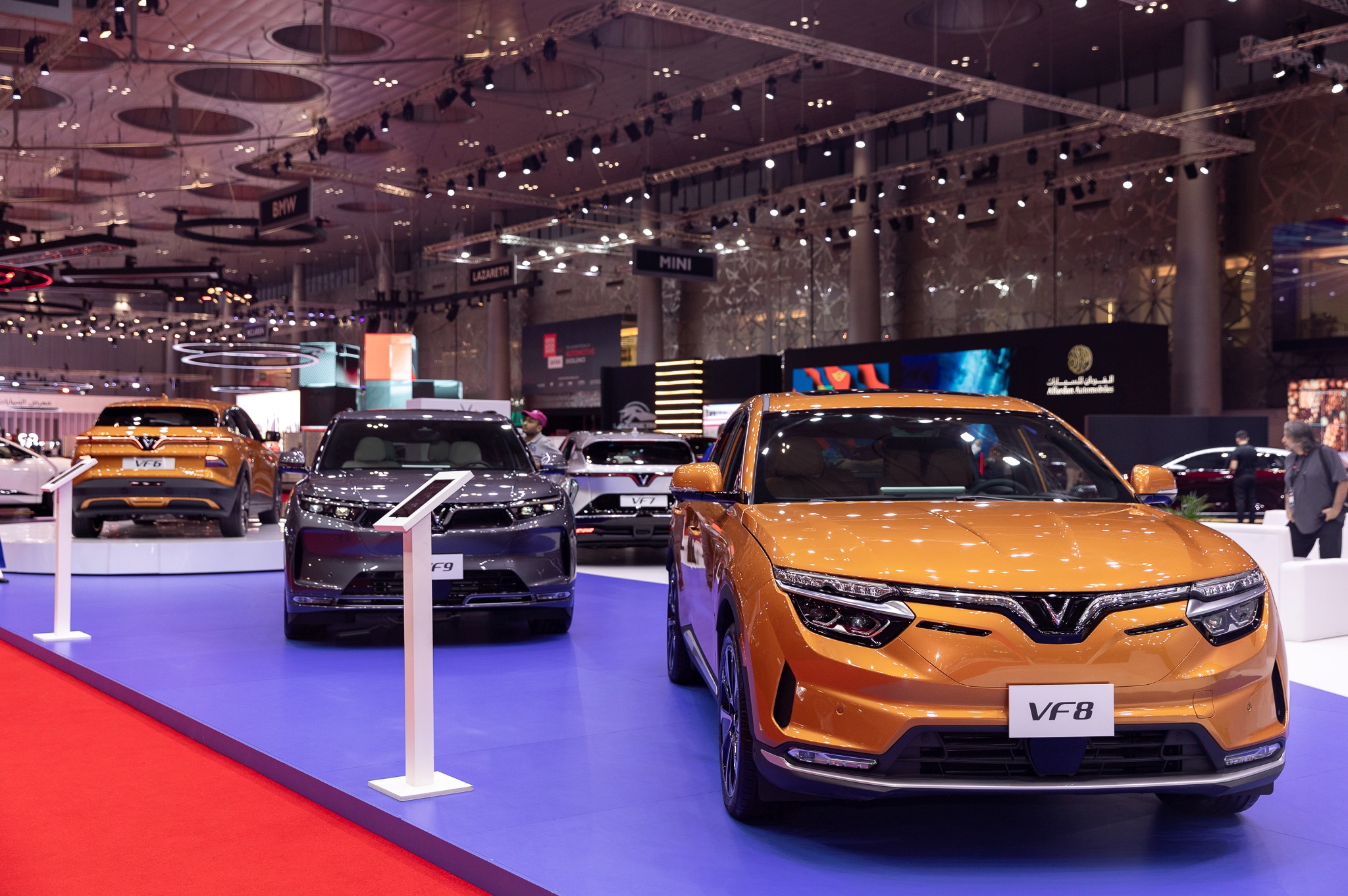 VinFast giới thiệu 4 mẫu ô tô điện tại triển lãm Geneva International Motor Show Qatar 2023