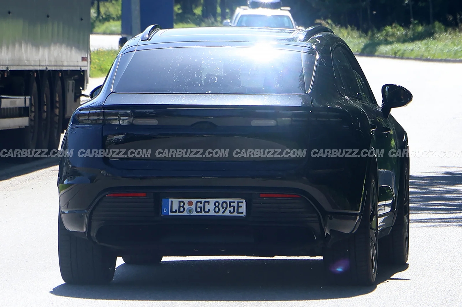 Porsche Macan electric version spotted before launch Porsche Macan EV 1.jpg