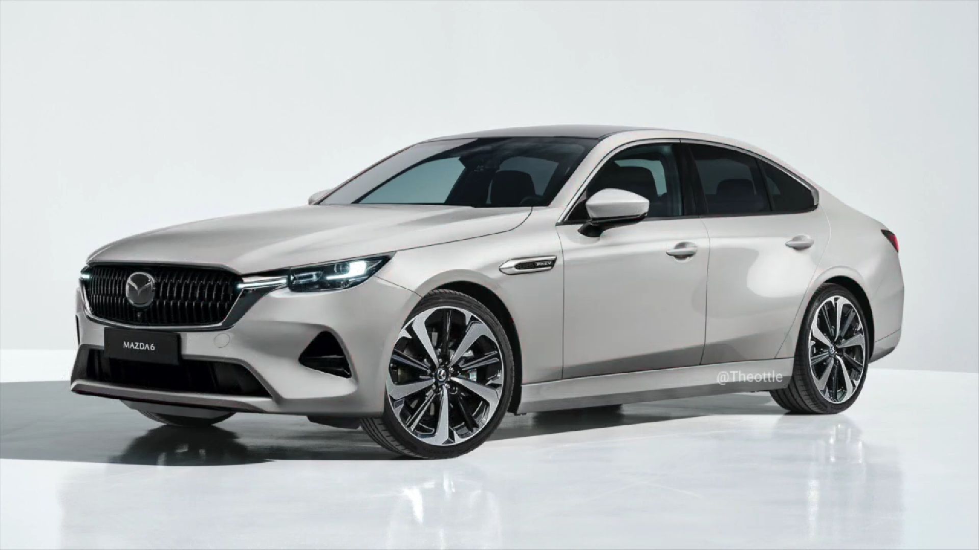 Ảnh phác họa thiết kế Mazda6 2025 thế hệ mới: Lịch lãm và bắt mắt