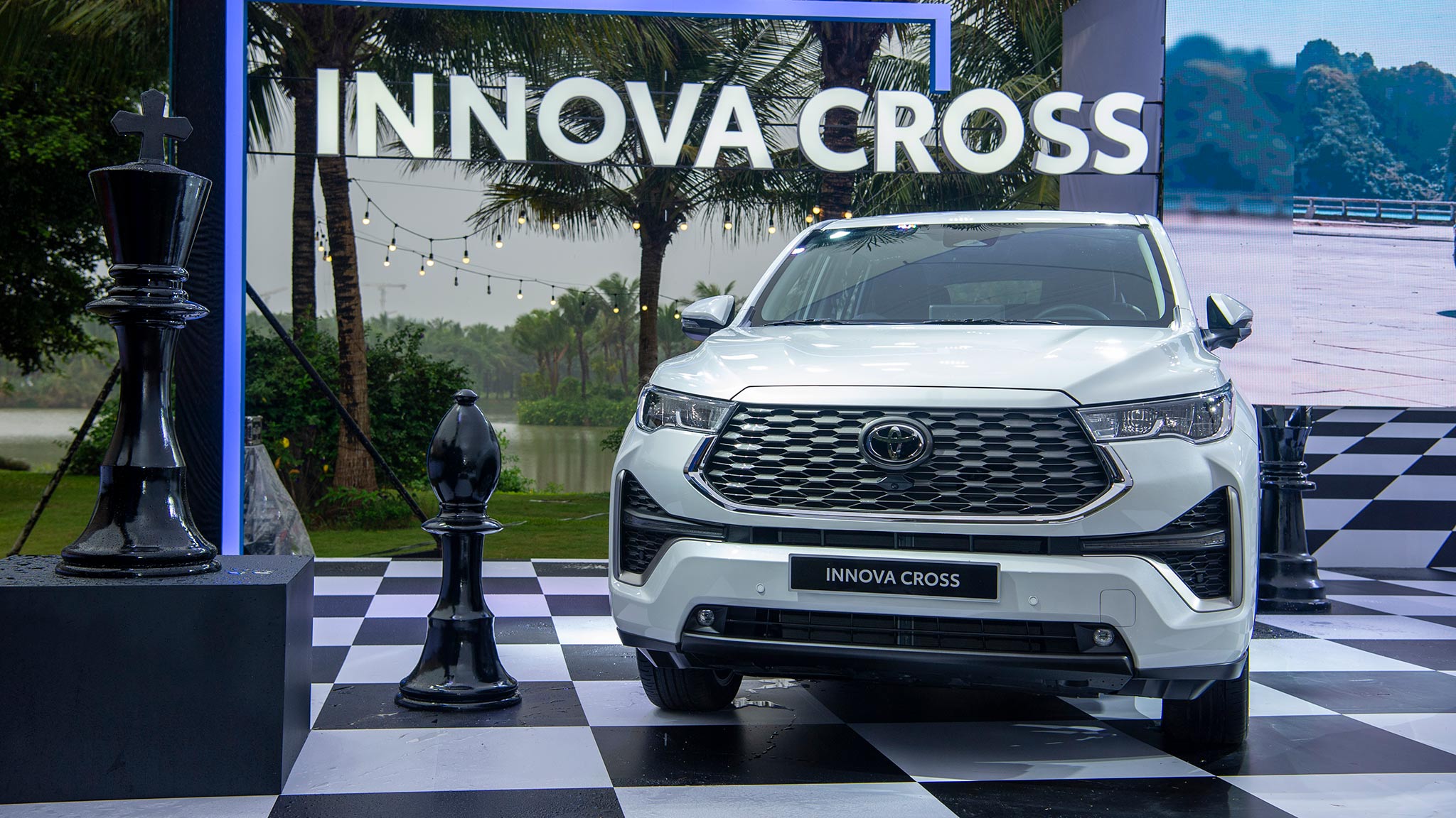 Close-up of the all-new Toyota Innova Cross