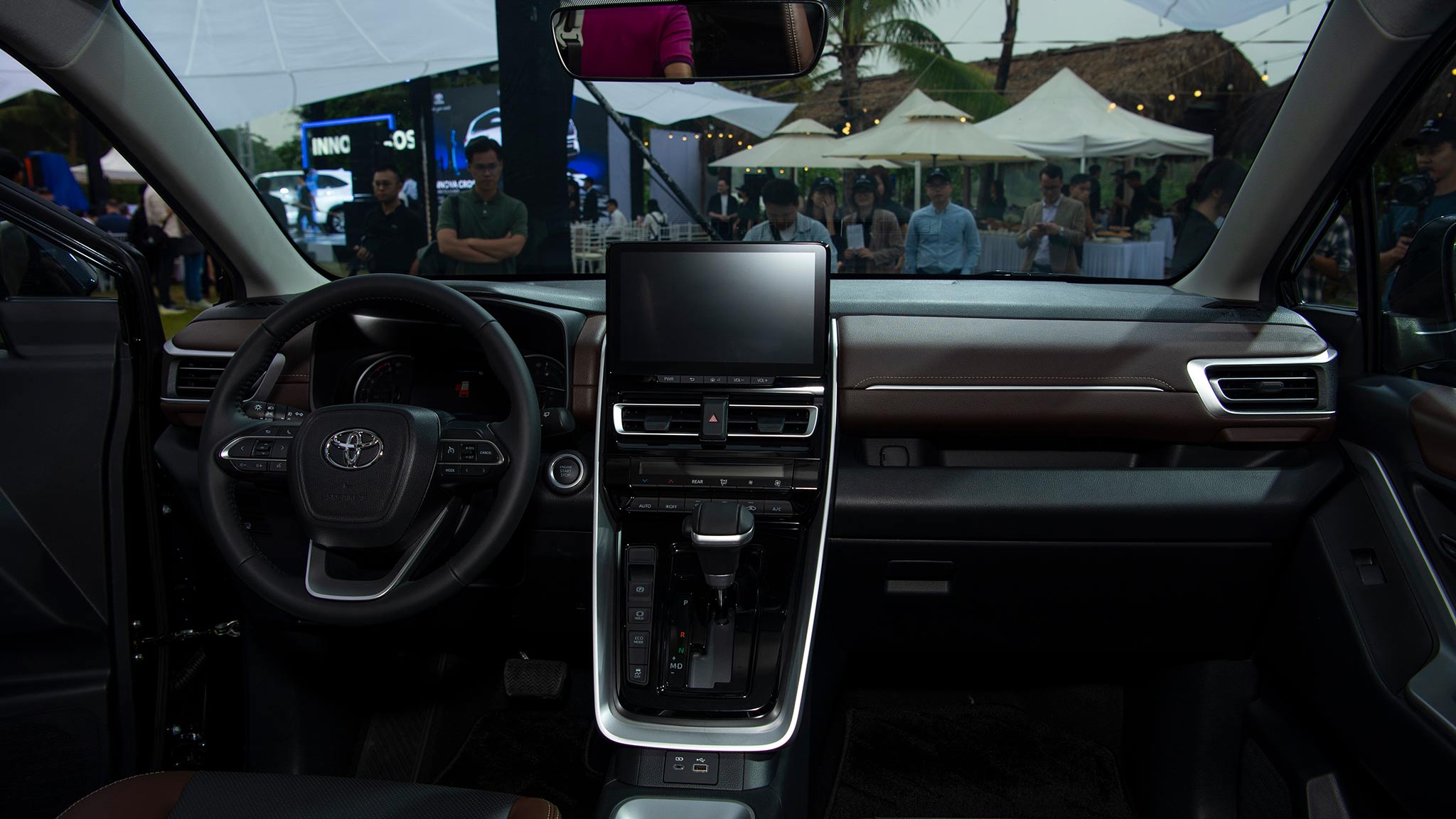 Close-up of the all-new Toyota Innova Cross