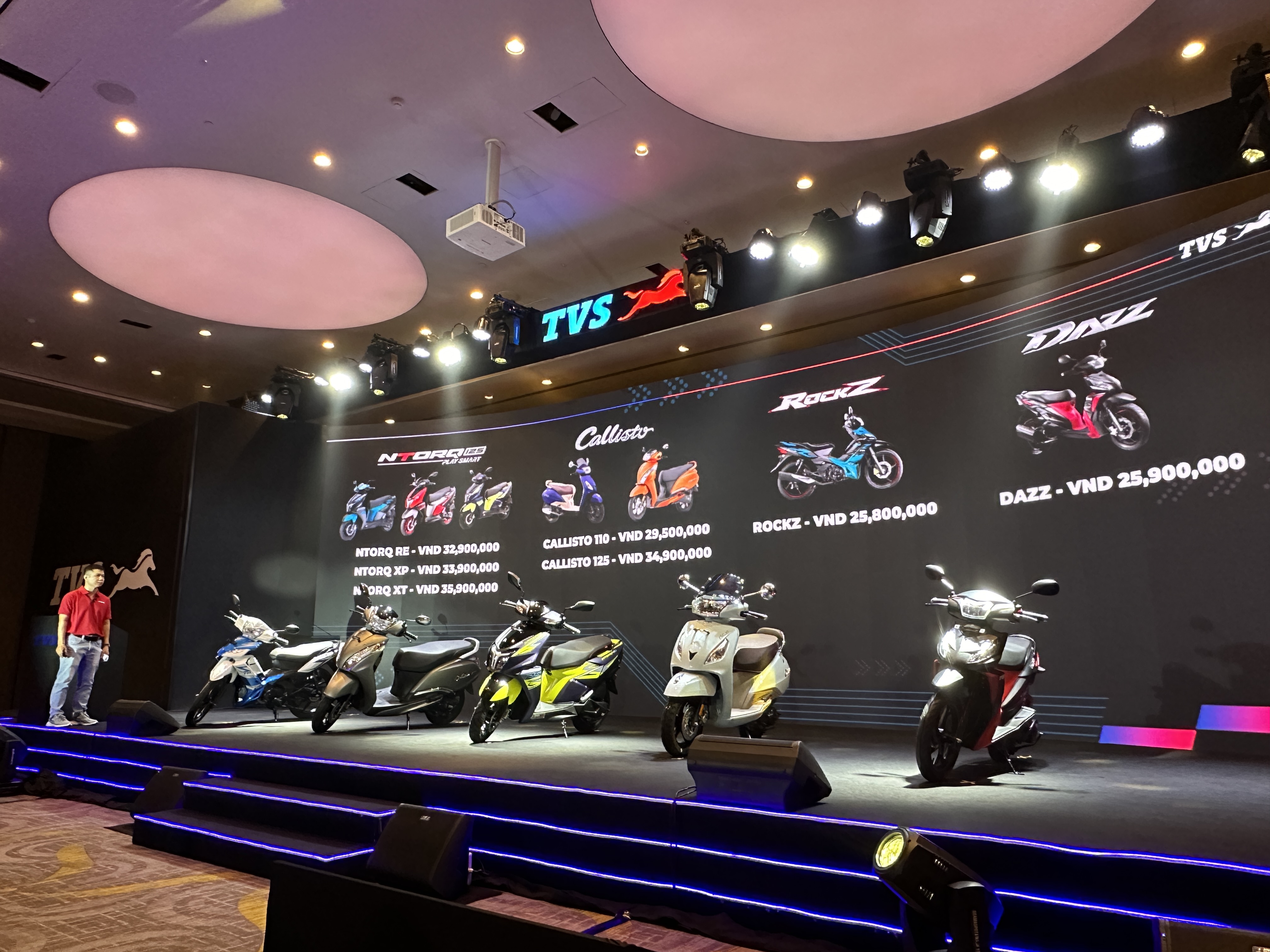 TVS - Indian motorcycles enter the Vietnamese market with 5 models from 110 to 125cc IMG_4183.JPG