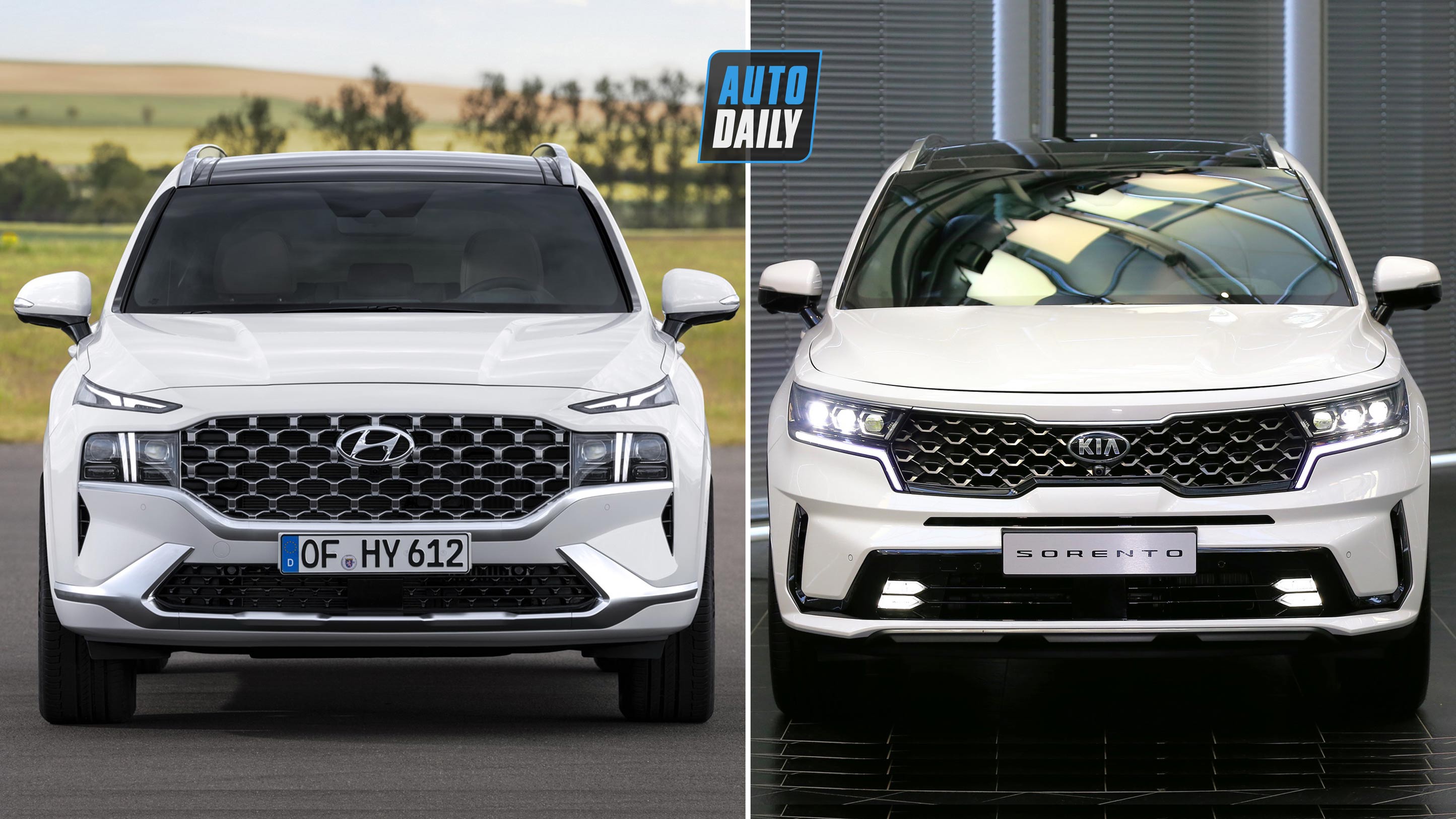 Kia Sorento vs Hyundai Santa Fe - Chọn máy Xăng hay Dầu?