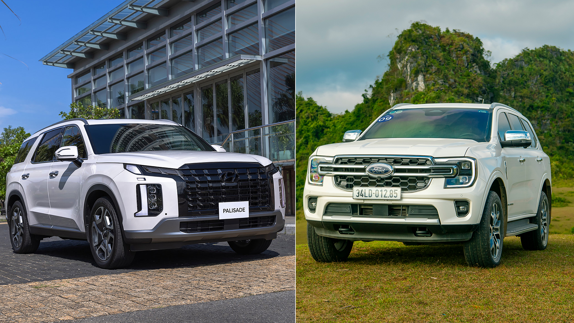 Hyundai Palisade vs. Ford Everest: Nên chọn xe nào?