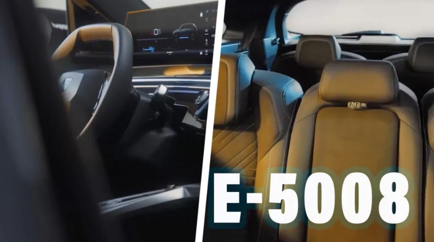Peugeot hé lộ nội thất của mẫu SUV thuần điện E-5008