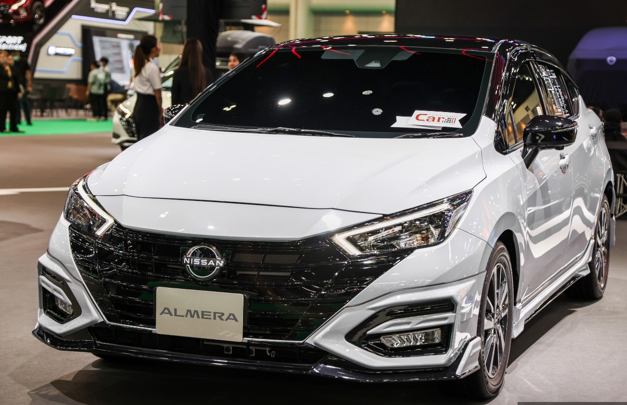 Soi chi tiết Nissan Almera facelift tại Bangkok 2024, diện mạo mới và bổ sung tính năng