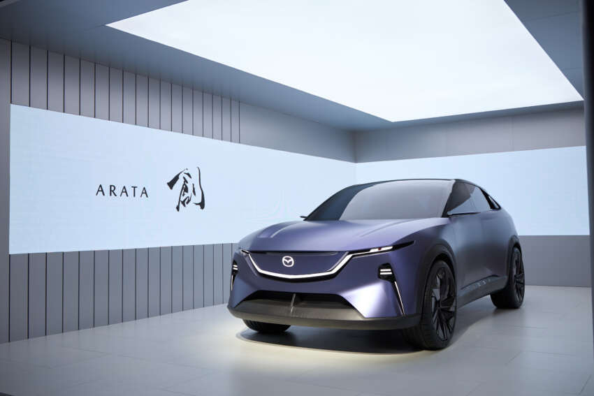 Bắc Kinh 2024: Mazda Arata concept ra mắt, bản xem trước của CX-5 chạy điện