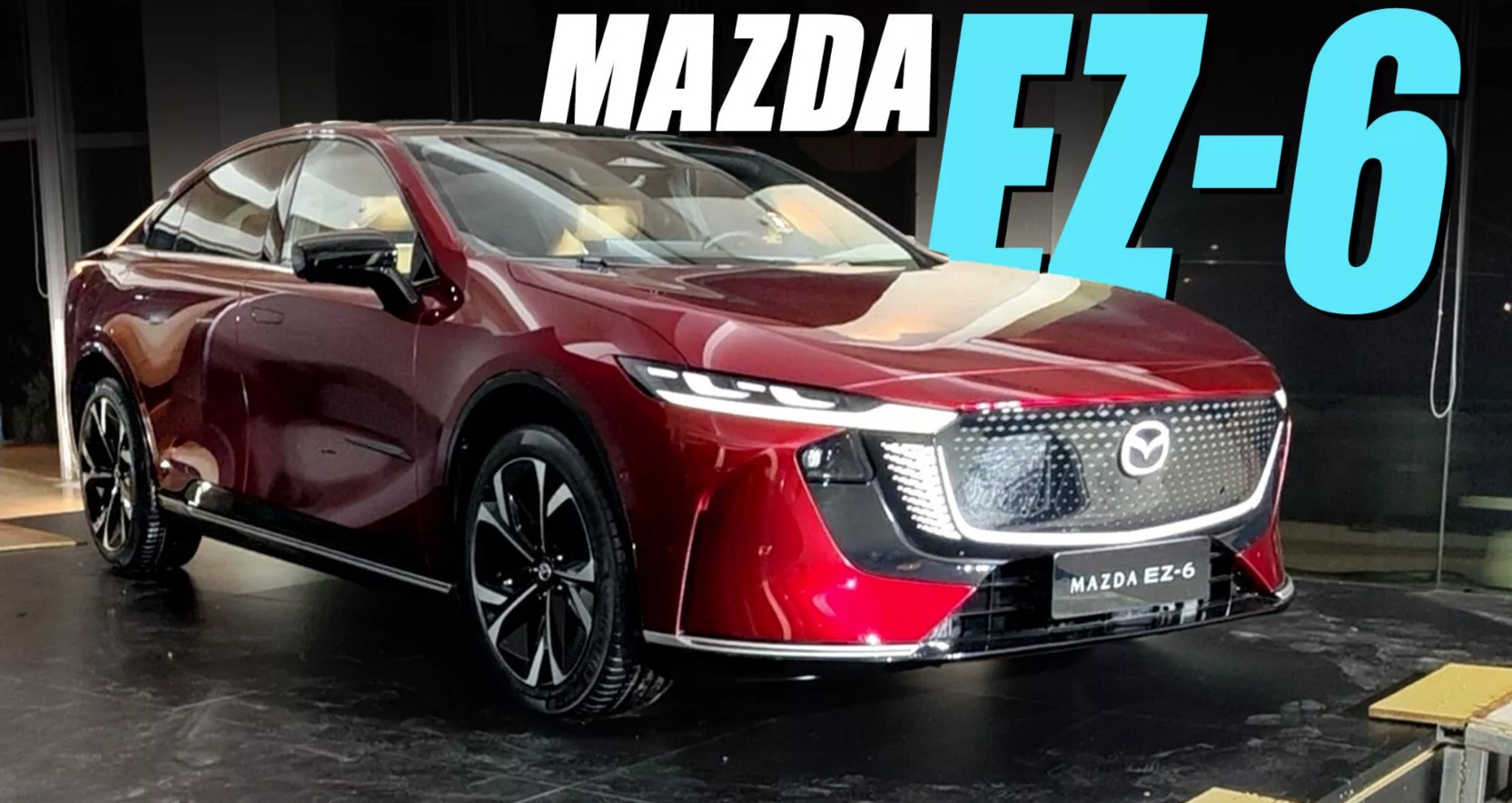 Sedan điện Mazda EZ-6 lộ diện với thiết kế cực bắt mắt