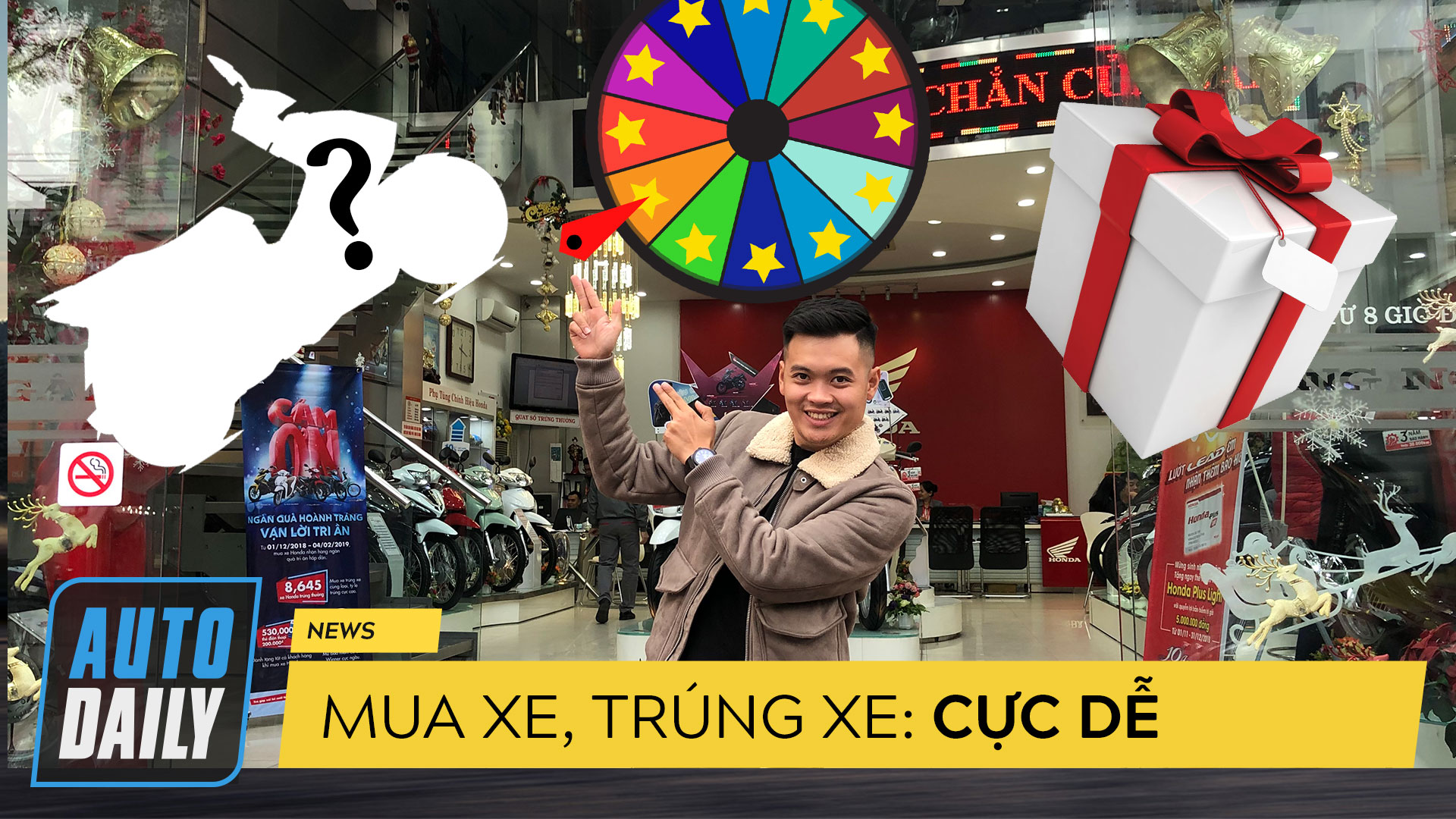 Mua xe máy, trúng xe máy chưa bao giờ dễ đến thế